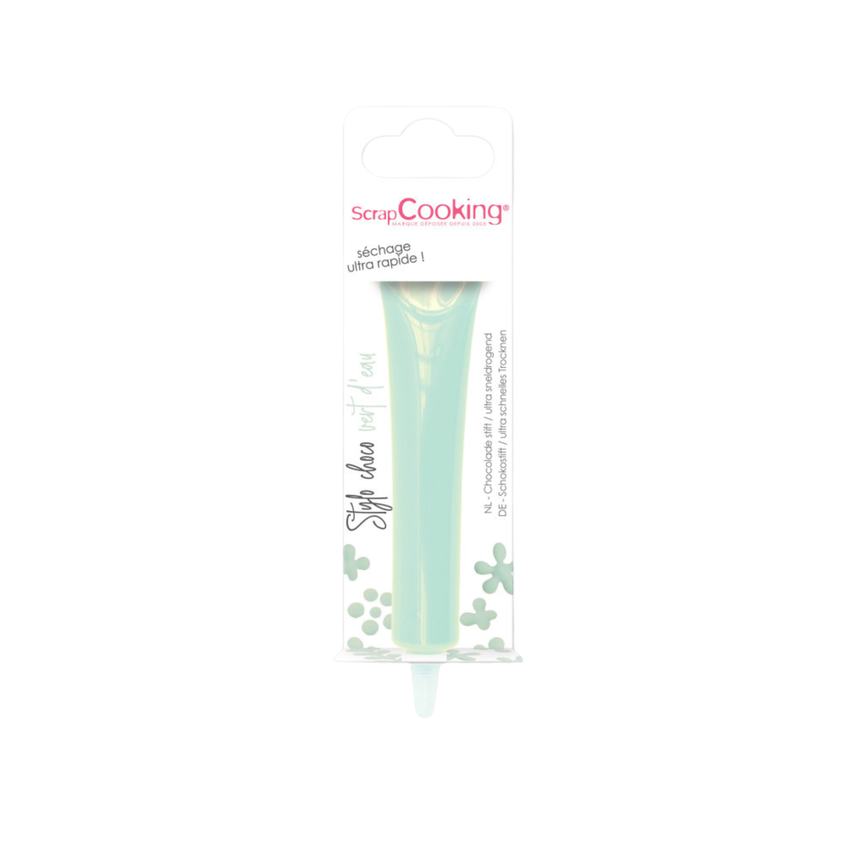 Stylo chocolat vert d'eau ScrapCooking à séchage rapide pour décoration pâtisserie
