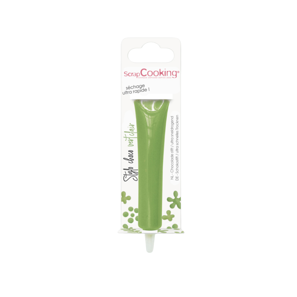 Stylo chocolat jaune ScrapCooking à séchage rapide pour décoration pâtisserie
