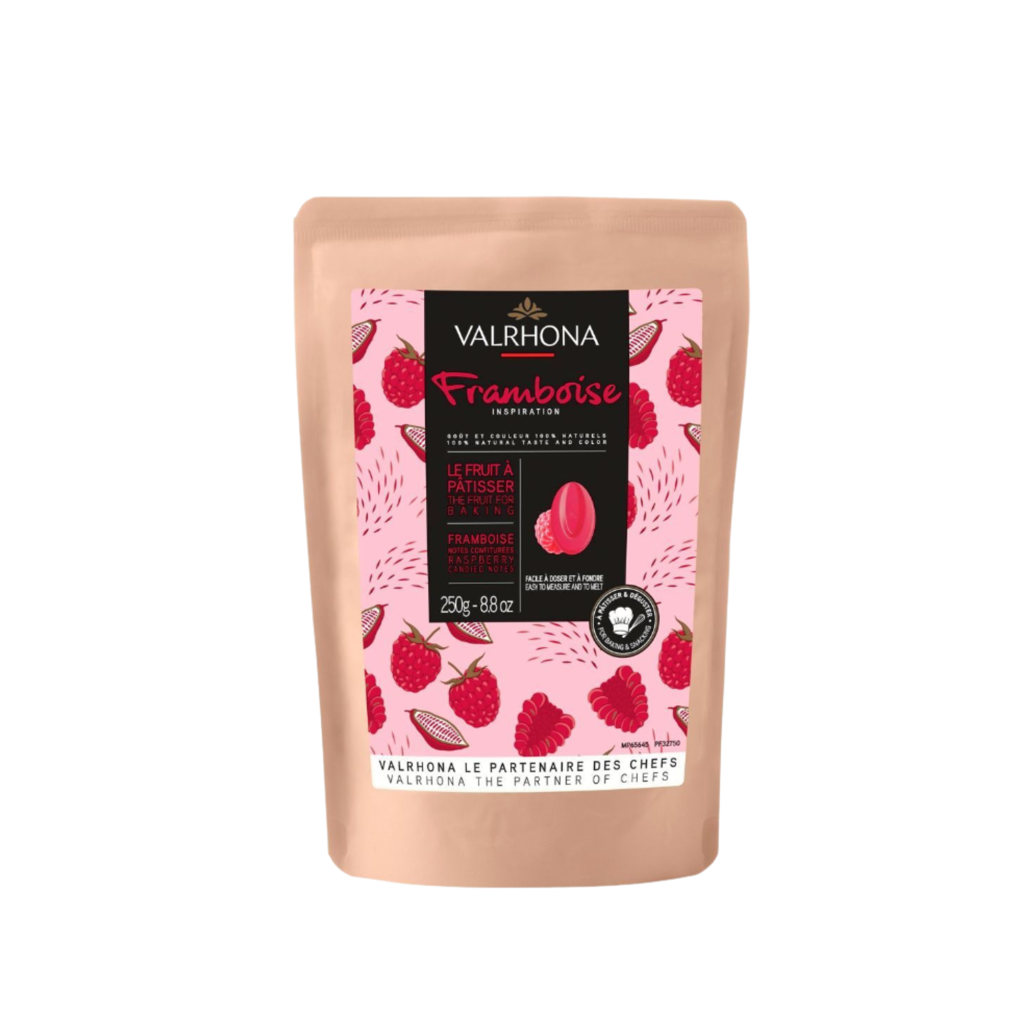 Valrhona - Chocolat blanc Inspiration Framboise - 250g