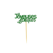 PatisDécor - Topper "Joyeuses Pâques" sur pique - (x10)