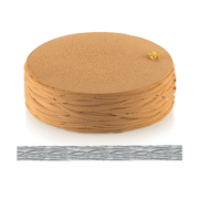 Exemple de réalisation – entremets rond avec décor texturé effet écorce