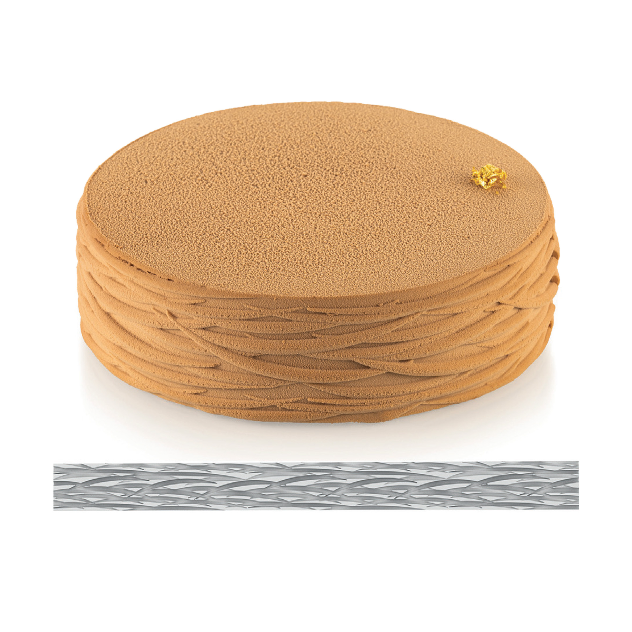Silikomart - Bande Silicone Décor Osier 554 x 50 x h4.7mm