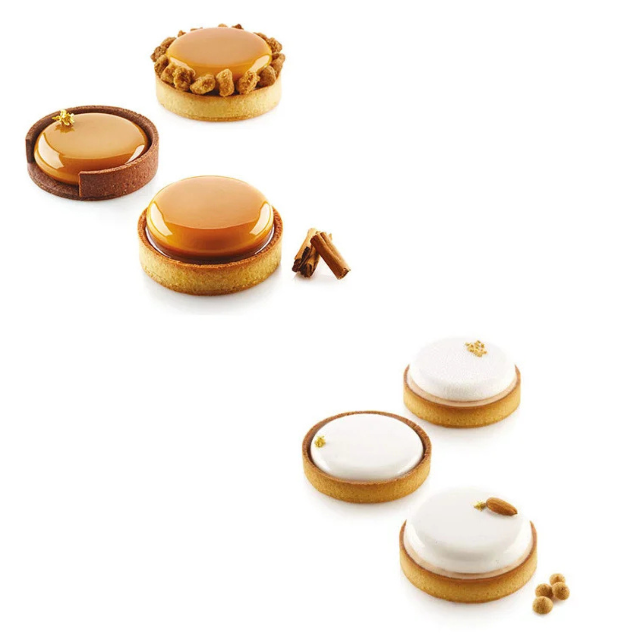 Silikomart - Kit Moule Silicone Tartelettes
