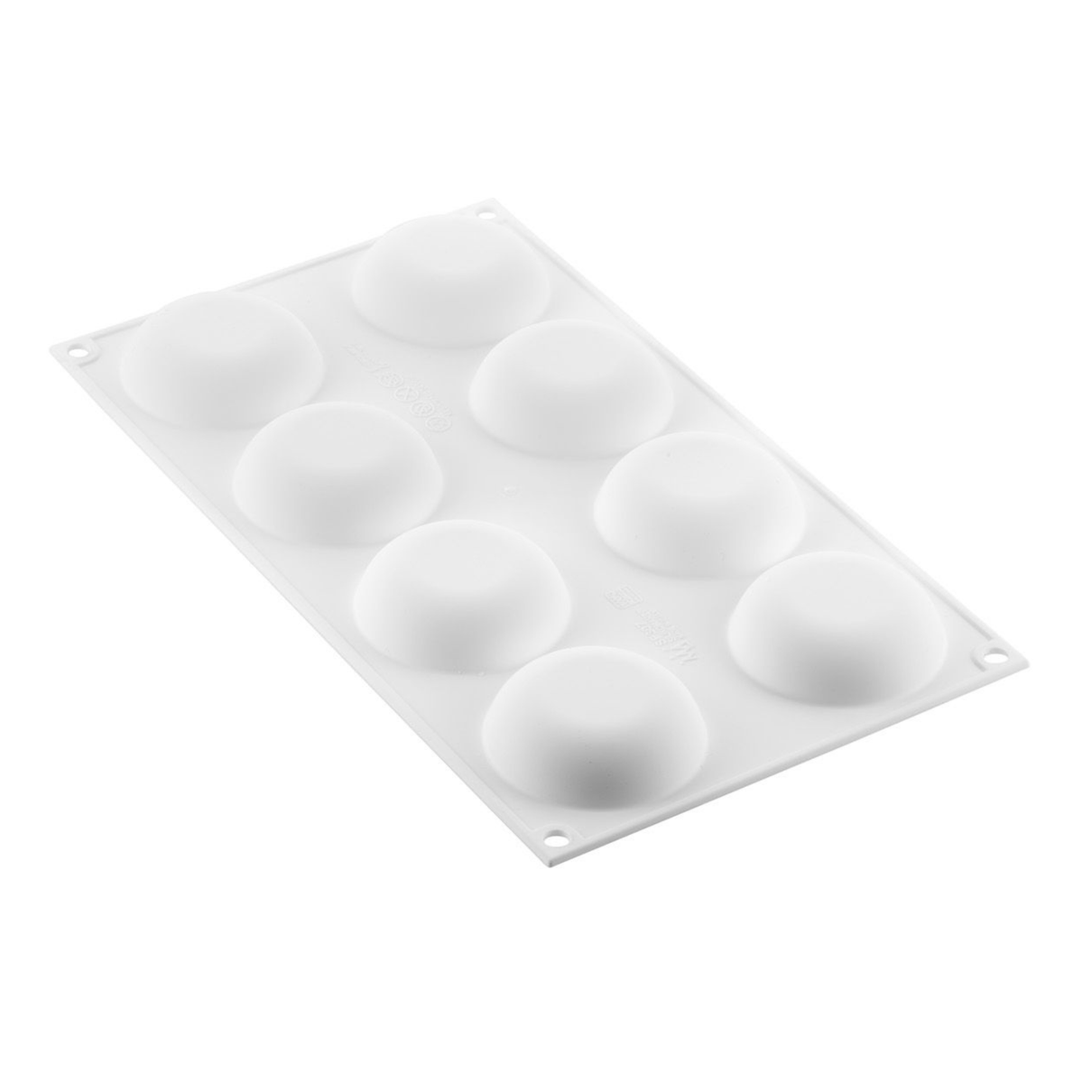 Moule silicone 8 empreintes dômes pour tartelettes