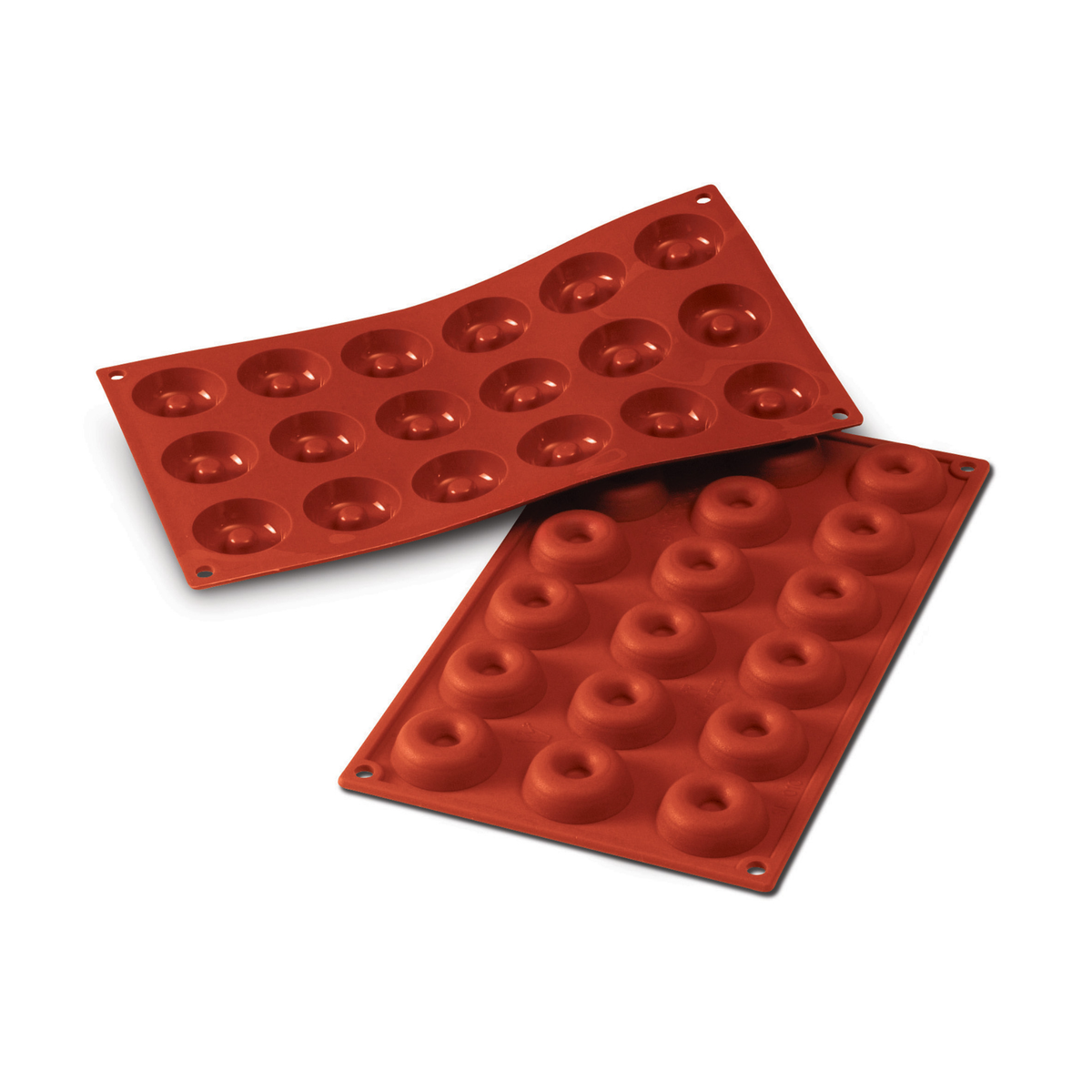 Moule silicone Silikomart 18 empreintes savarin