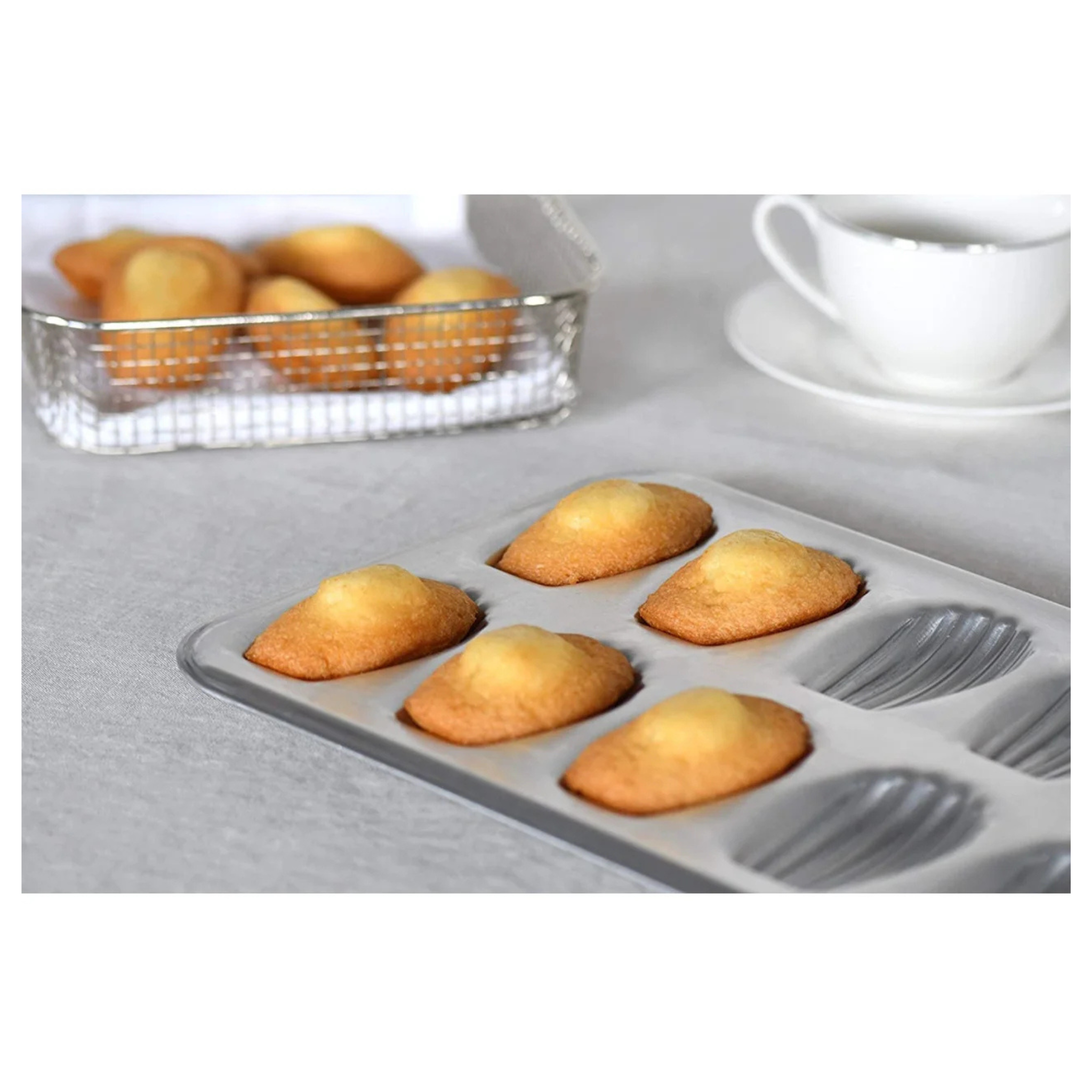 Mallard Ferrière - Plaques Madeleines Fer blanc 395 x 125 mm
