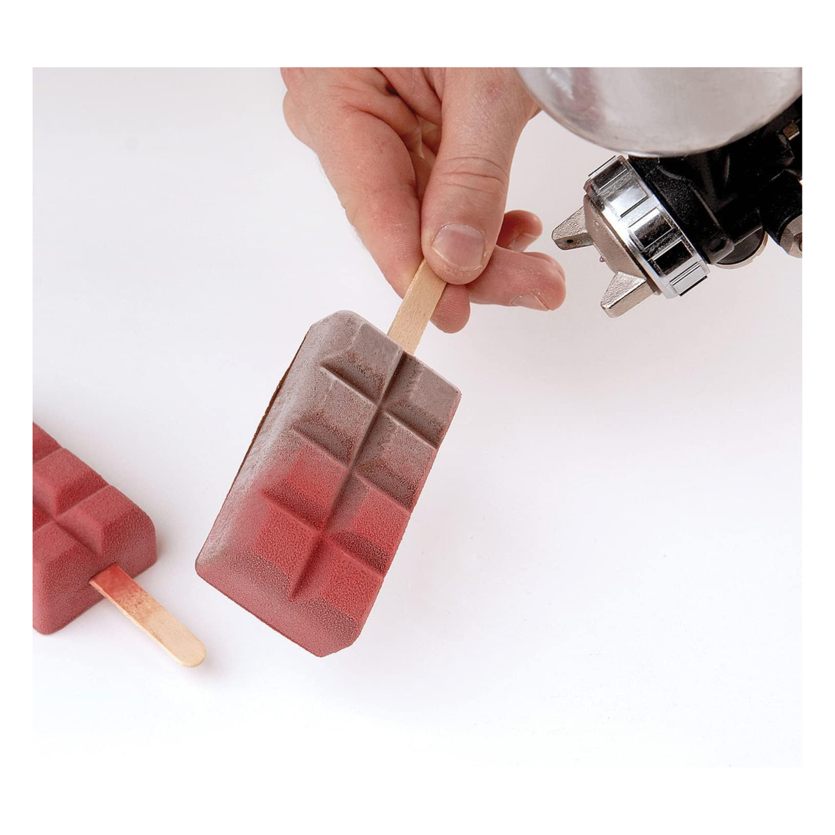 Esquimaux rectangulaires effet tablette de chocolat avec finition velours