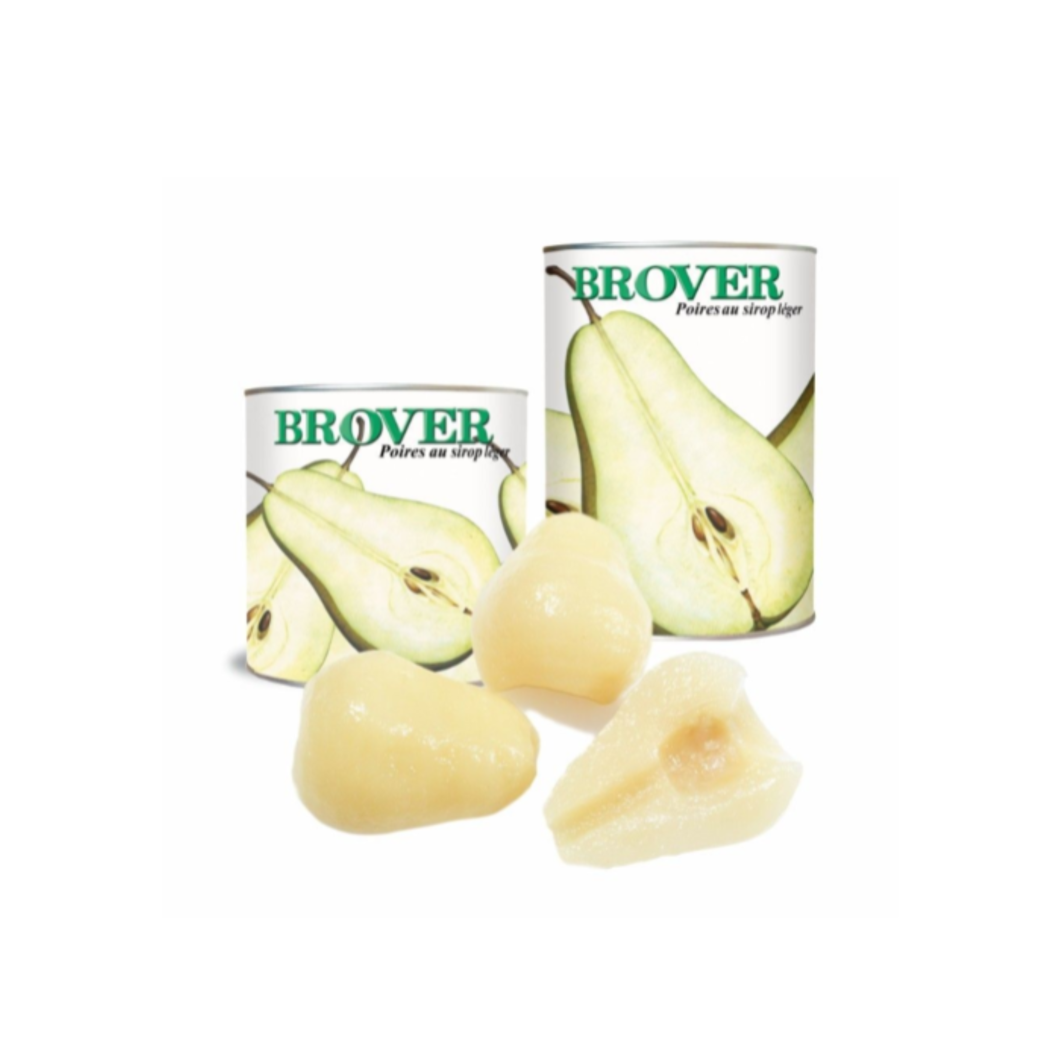 Brover - Boite Poires au sirop 4/4