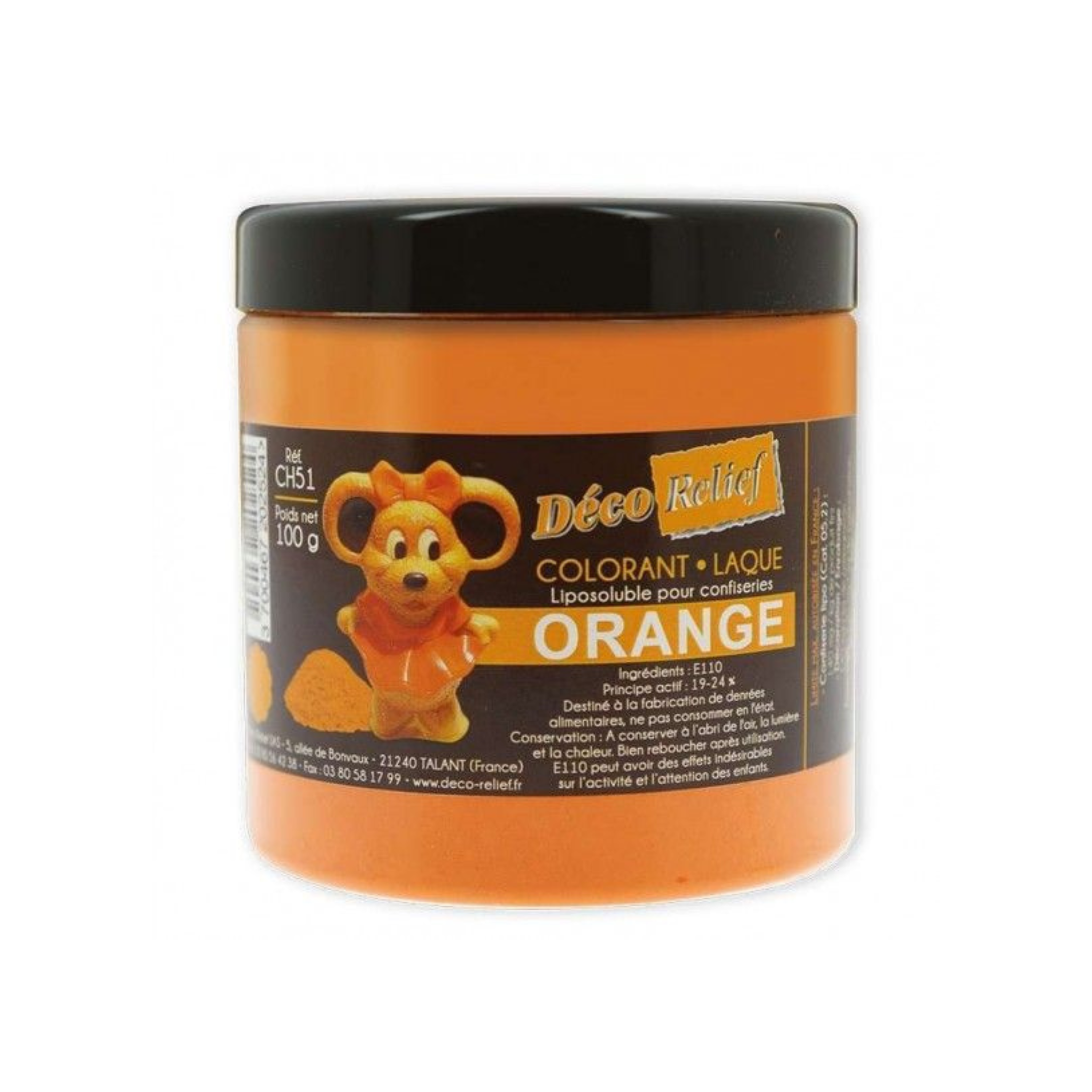 Décorelief - Colorant alimentaire Laque Liposoluble 100g