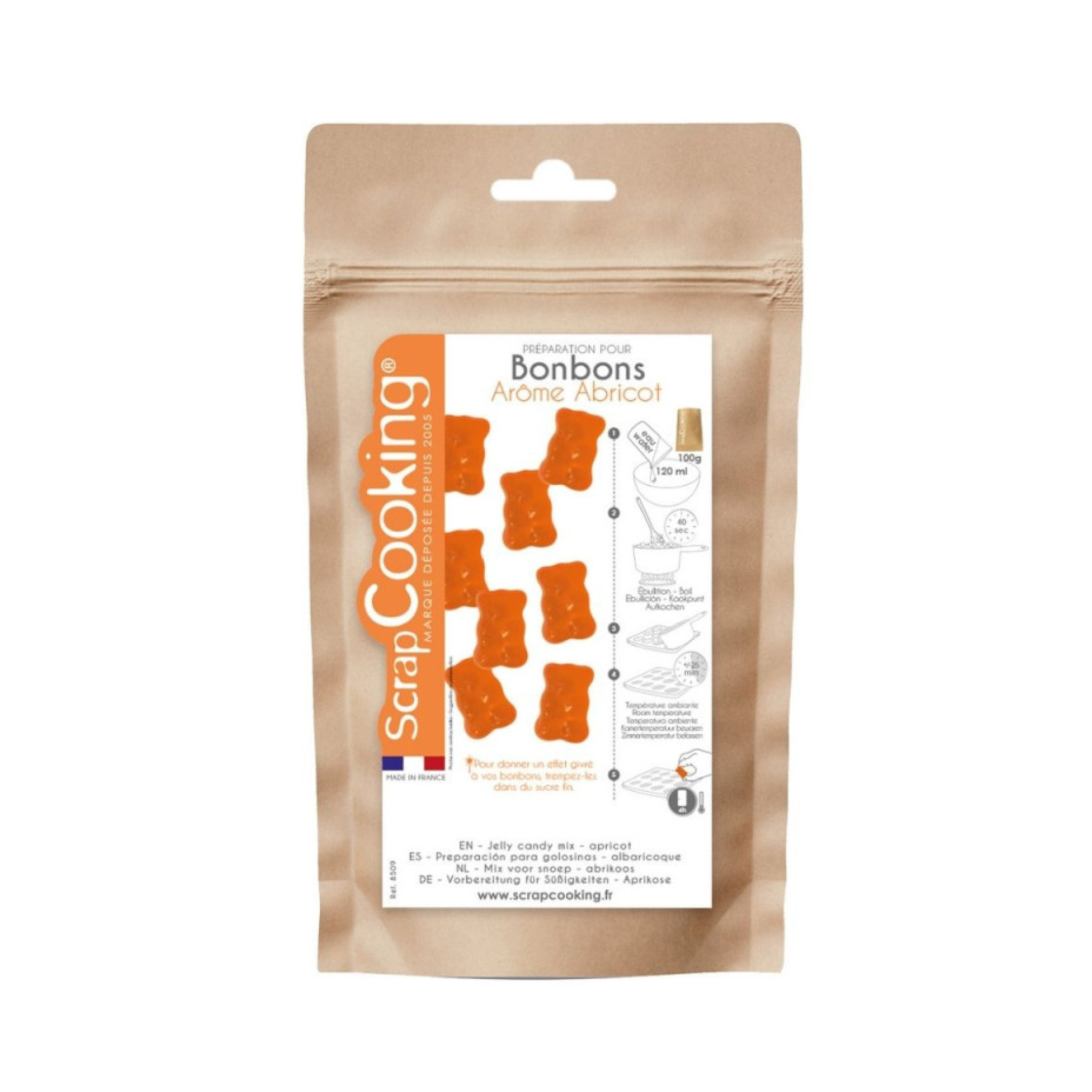 ScrapCooking - Préparation pour bonbons gélifiés fruités - 100 g