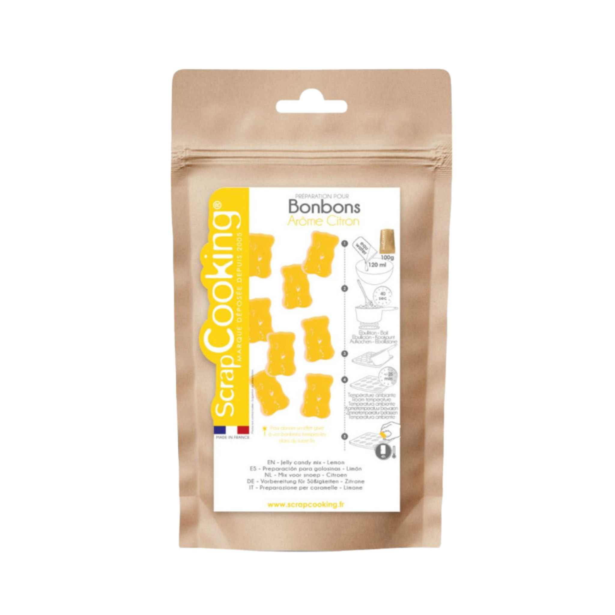 ScrapCooking - Préparation pour bonbons gélifiés fruités - 100 g