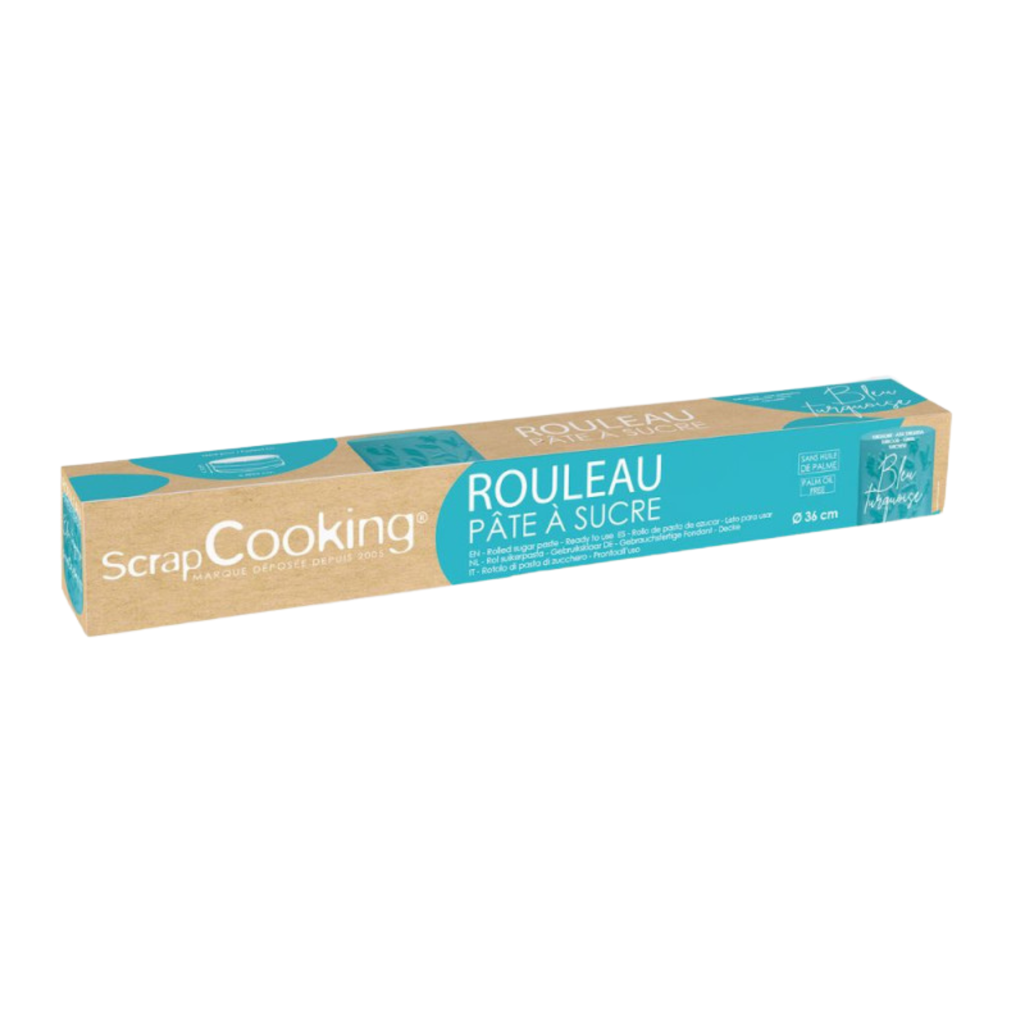 ScrapCooking - Rouleau de pâte à sucre 430g
