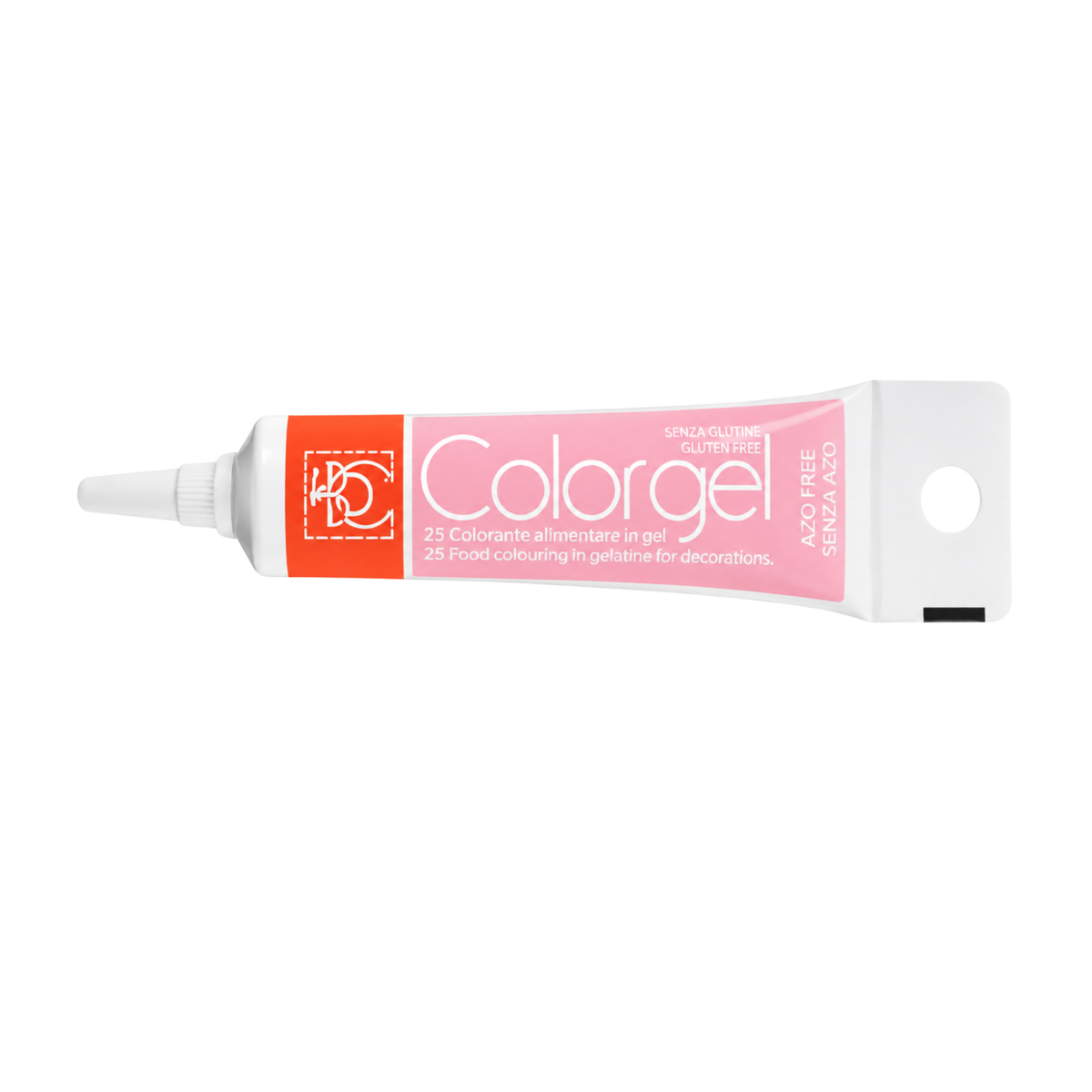 Colorant gel tube rose clair