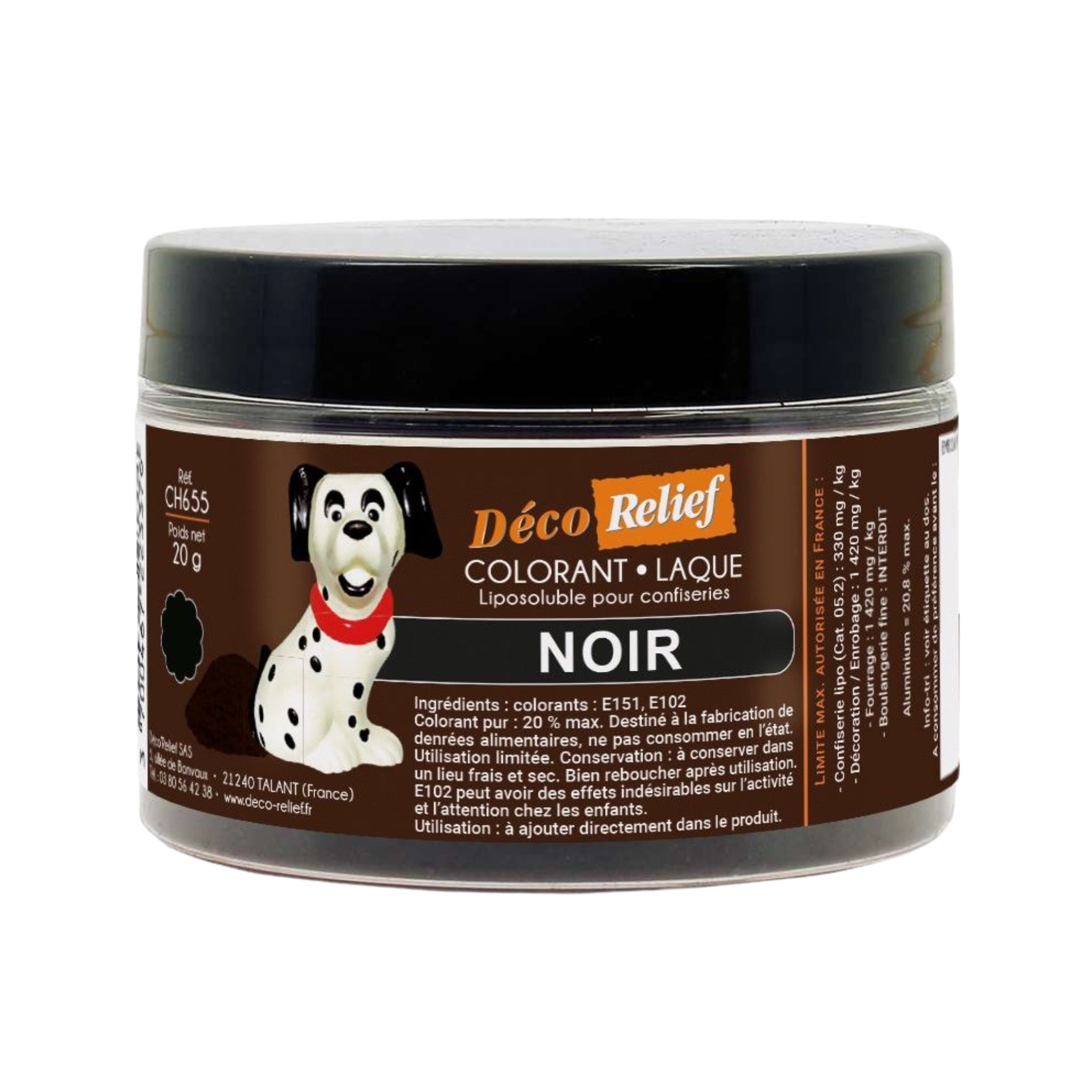 Décorelief - Colorant alimentaire laque liposoluble 20g