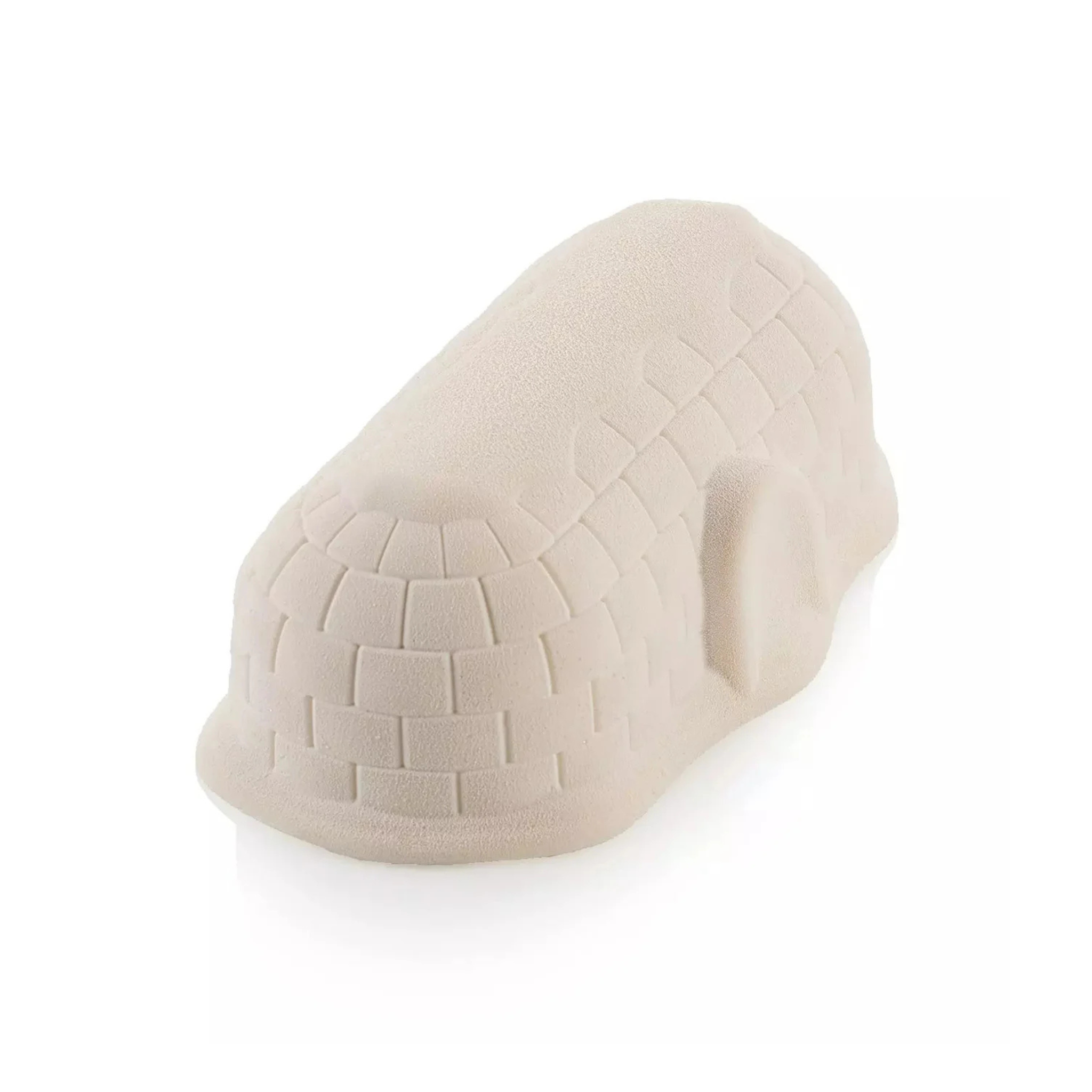 Silikomart - Moule Silicone Bûche Igloo avec 3 Pingouins 23,4 x 11,5 x 7,5 cm