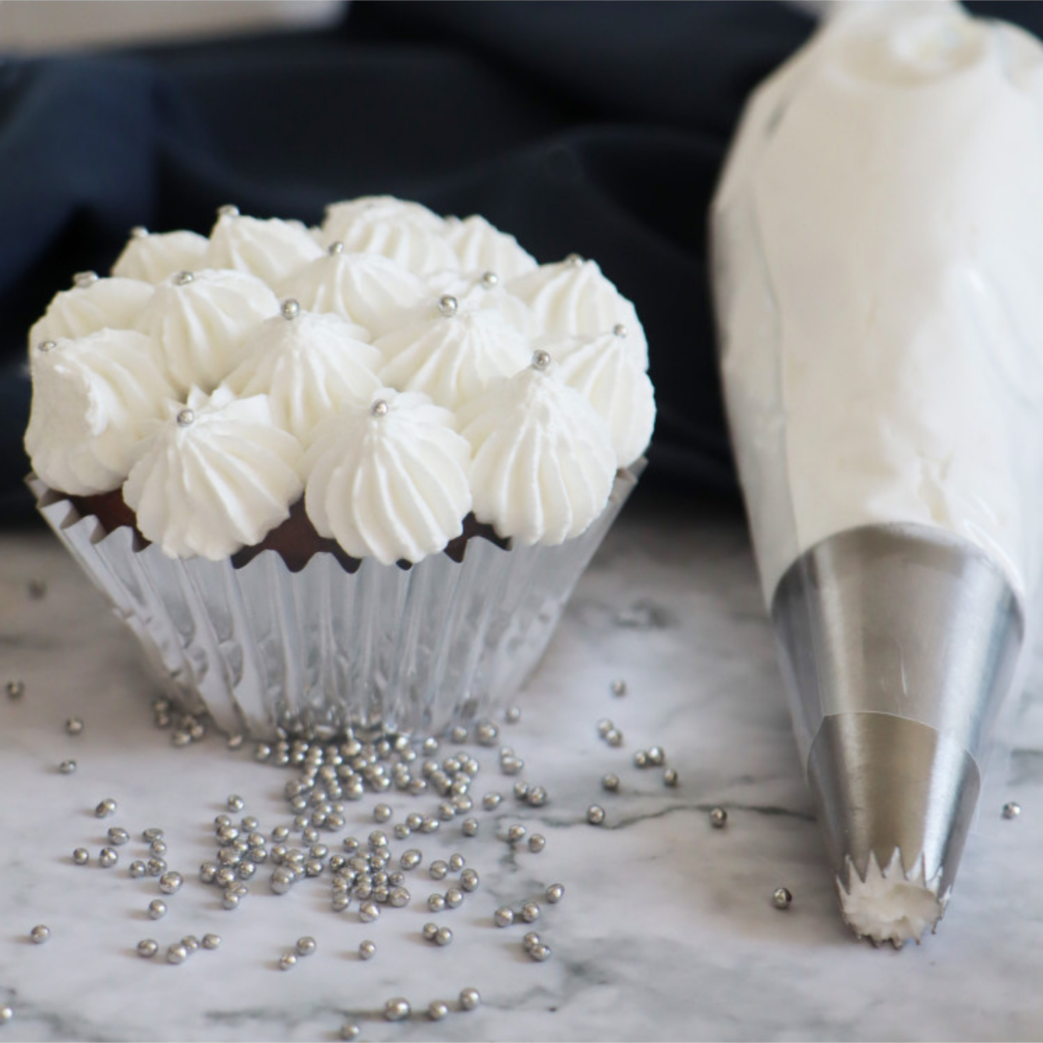 ScrapCooking - Caissettes à Cupcakes Dorées ou Argentées - 5 x 7,5 cm (x48)