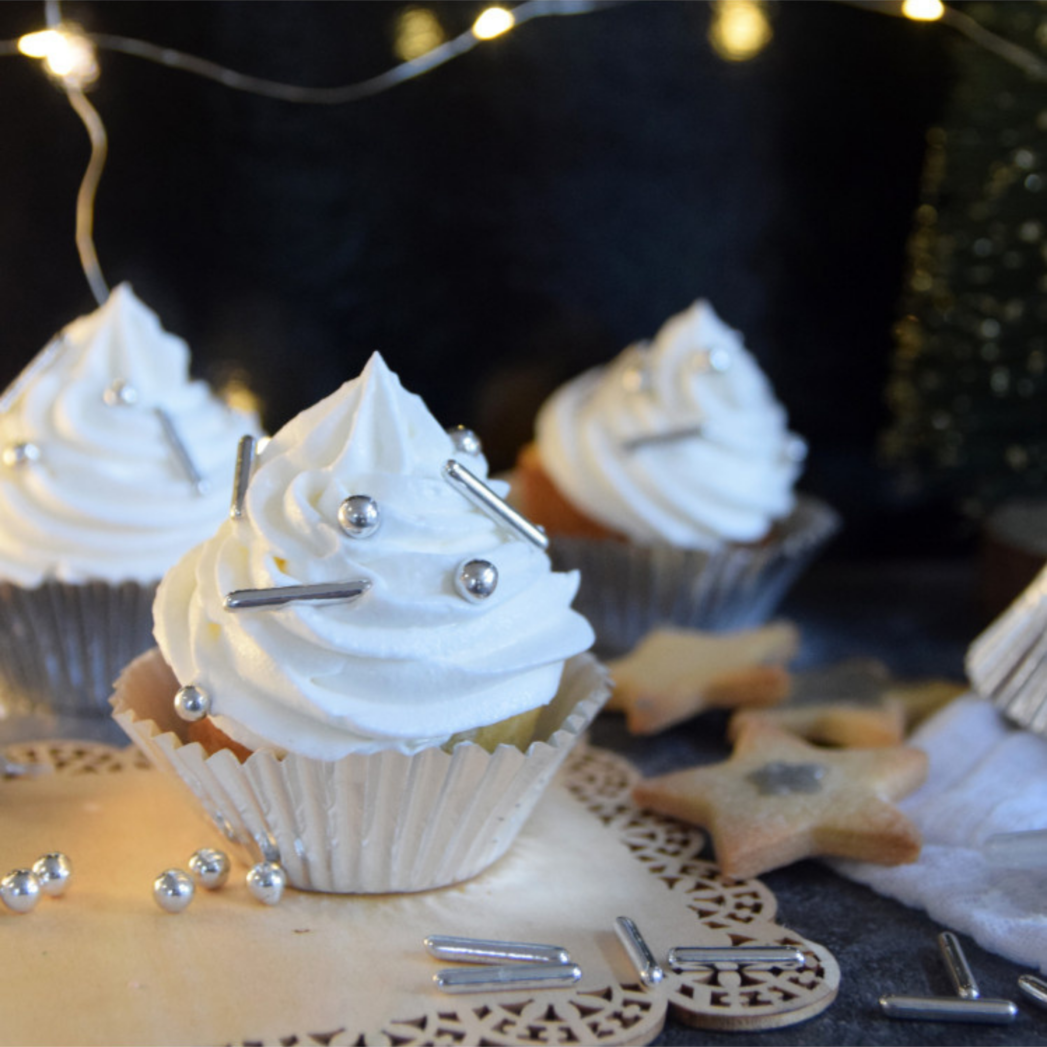 ScrapCooking - Caissettes à Cupcakes Dorées ou Argentées - 5 x 7,5 cm (x48)