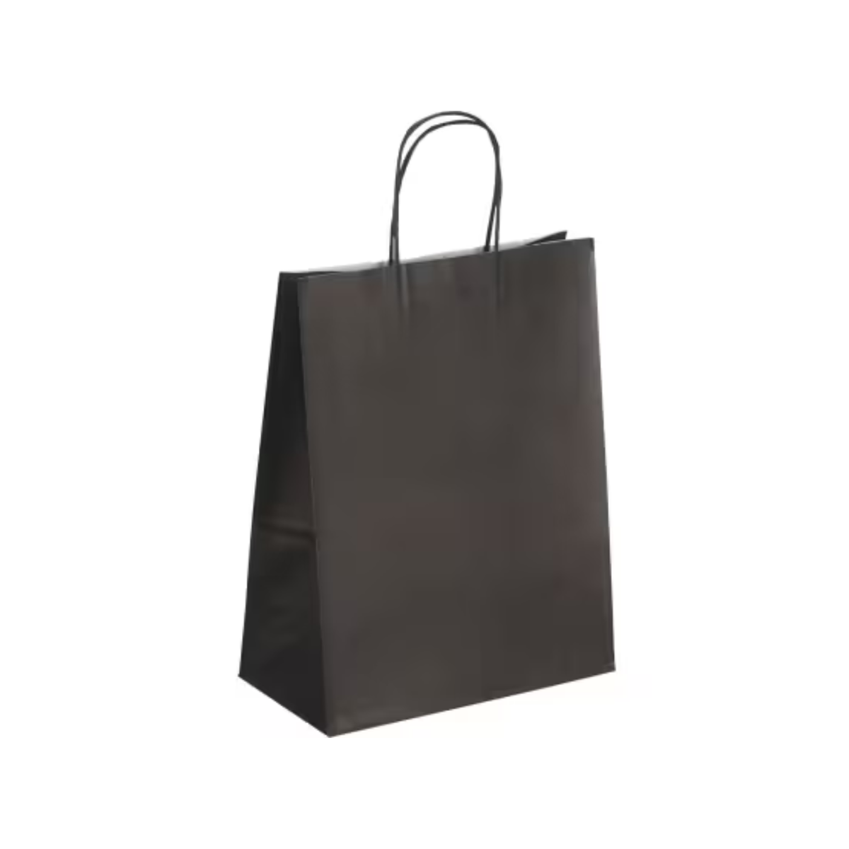 Sac cabas en papier kraft noir