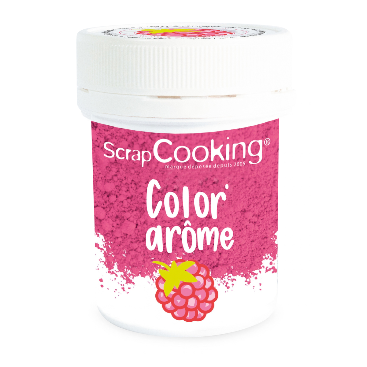 pot de colorant Color'arôme rose framboise 10g ScrapCooking