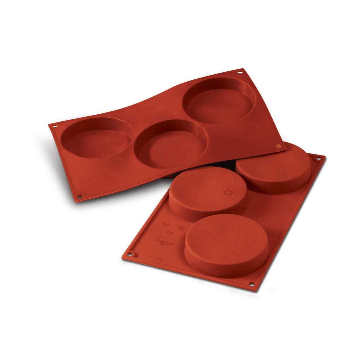 moule silicone à empreintes rondes