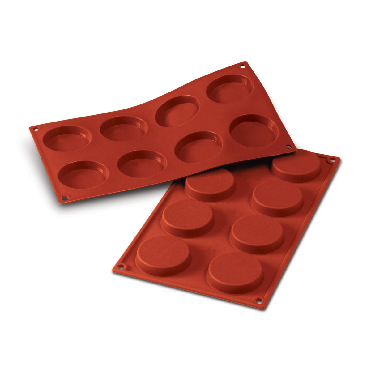 moule silicone à empreintes rondes