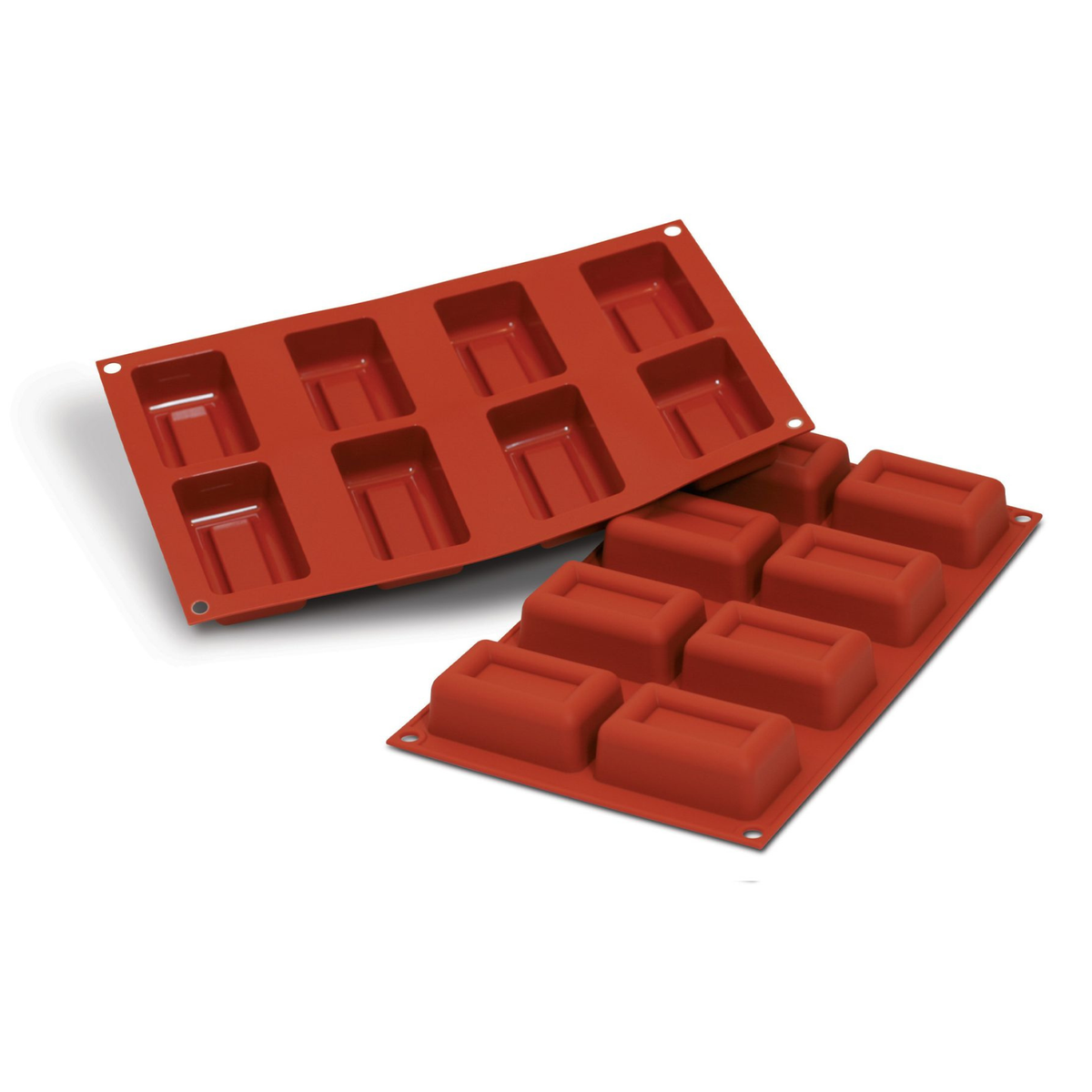 Silikomart – Moule Silicone Savarins Rectangulaires