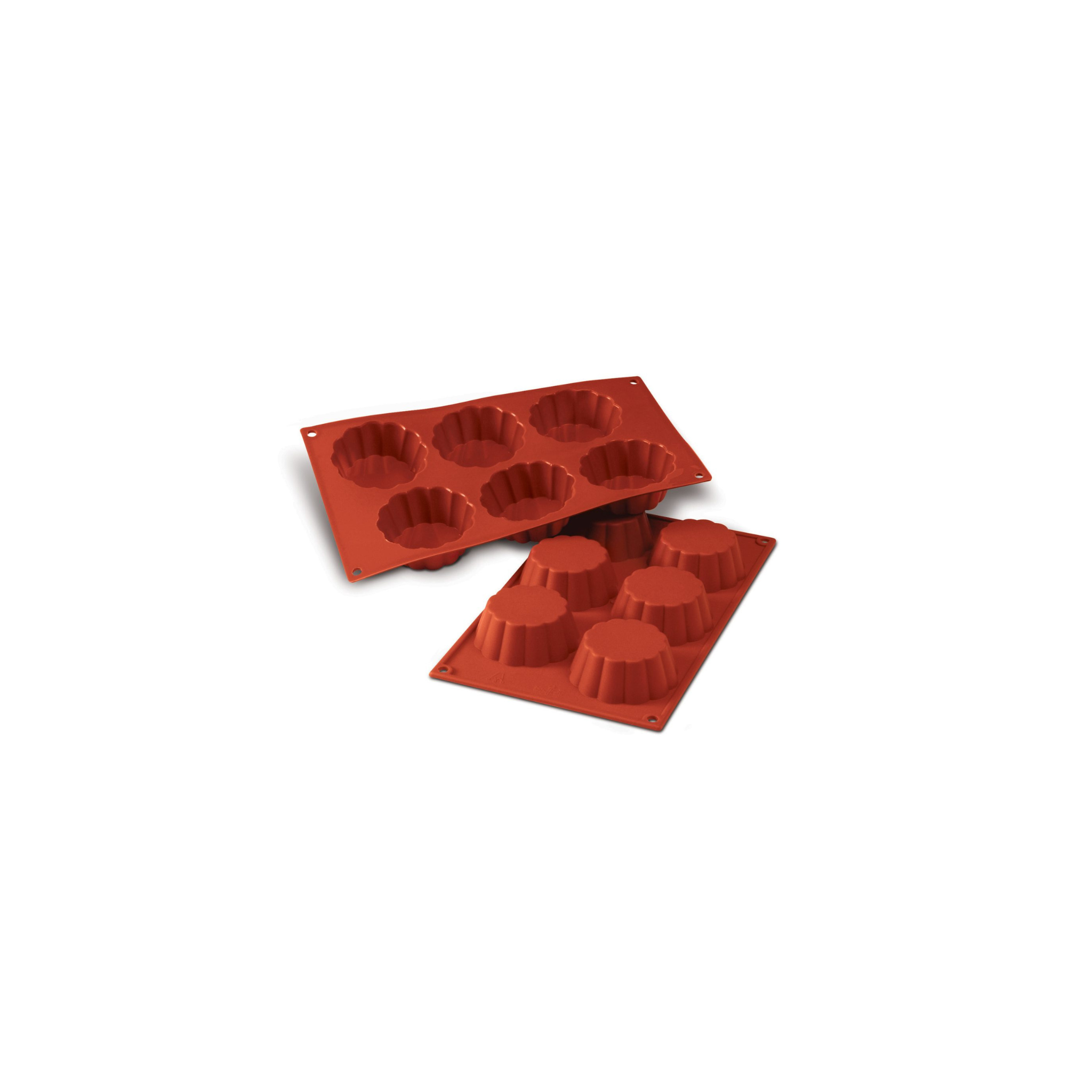 Silikomart - Moule Silicone 6 Briochettes