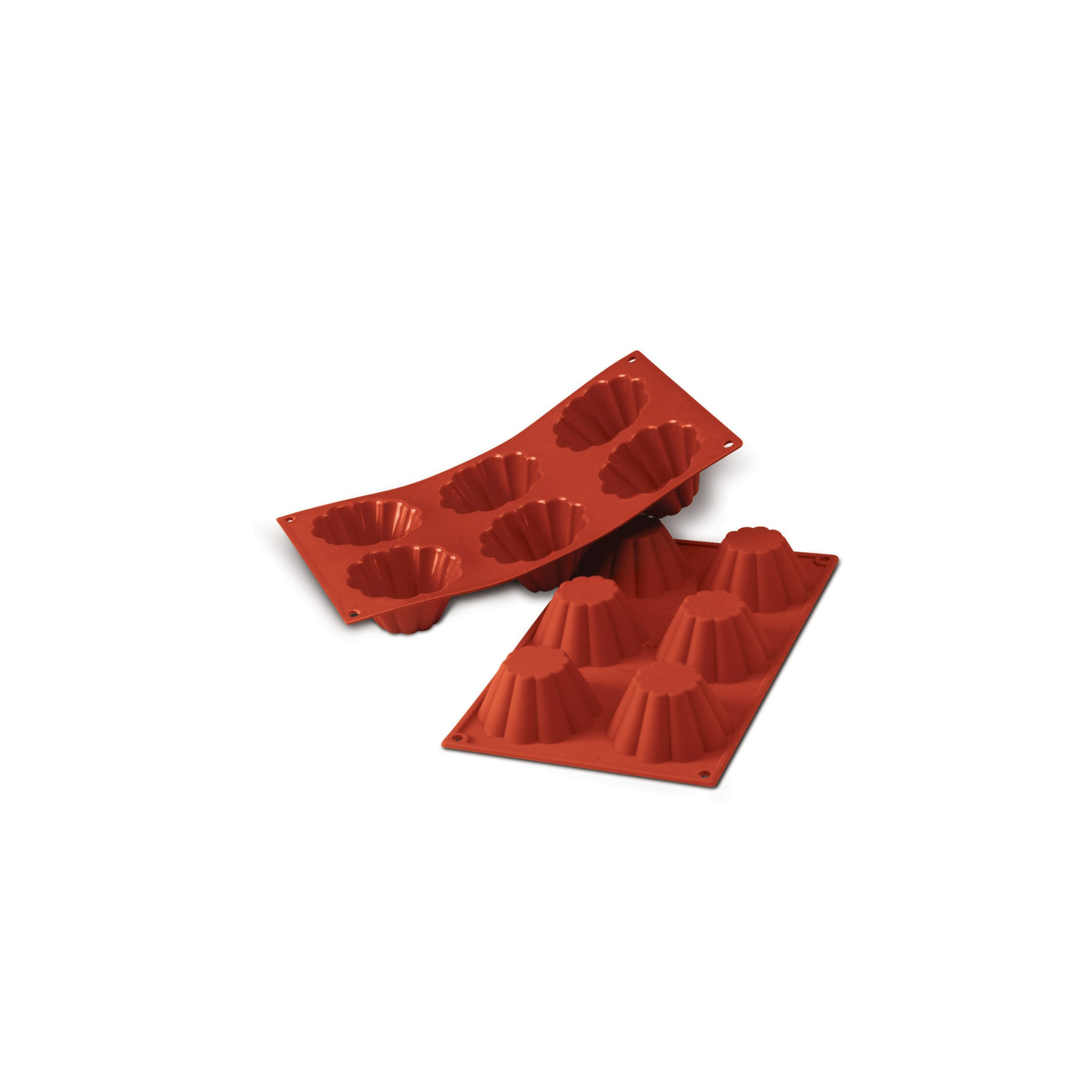 Silikomart - Moule Silicone 6 Briochettes