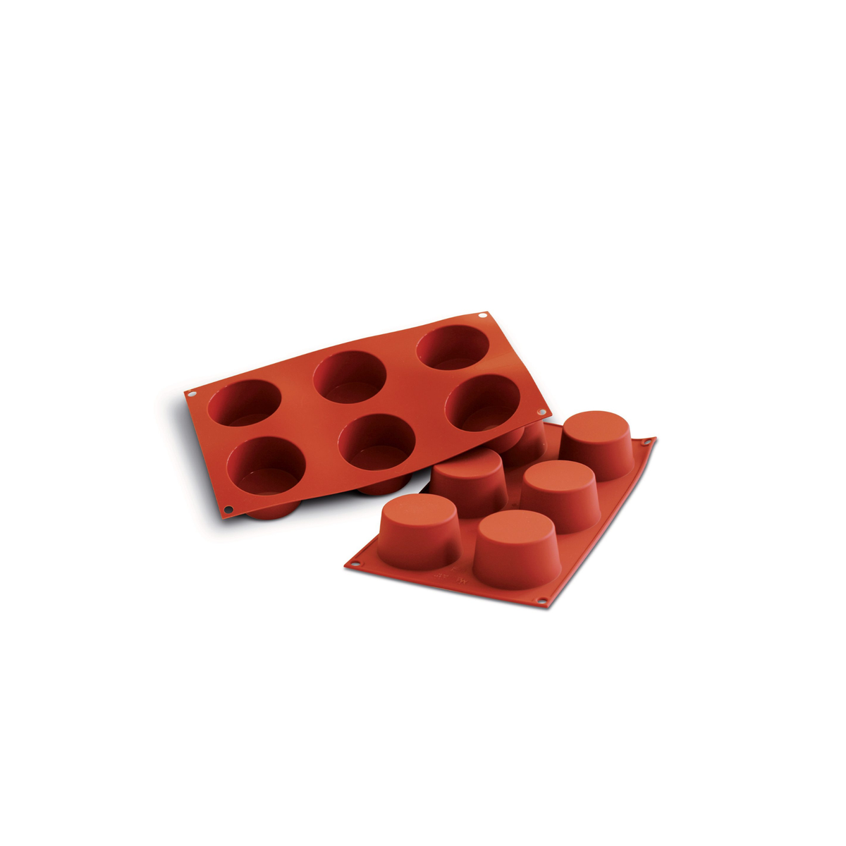 moule silicone à 6 muffins
