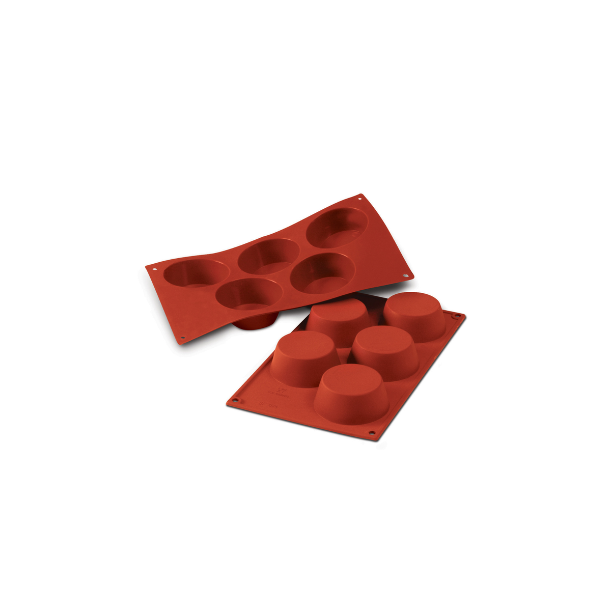 moule silicone à 5 muffins
