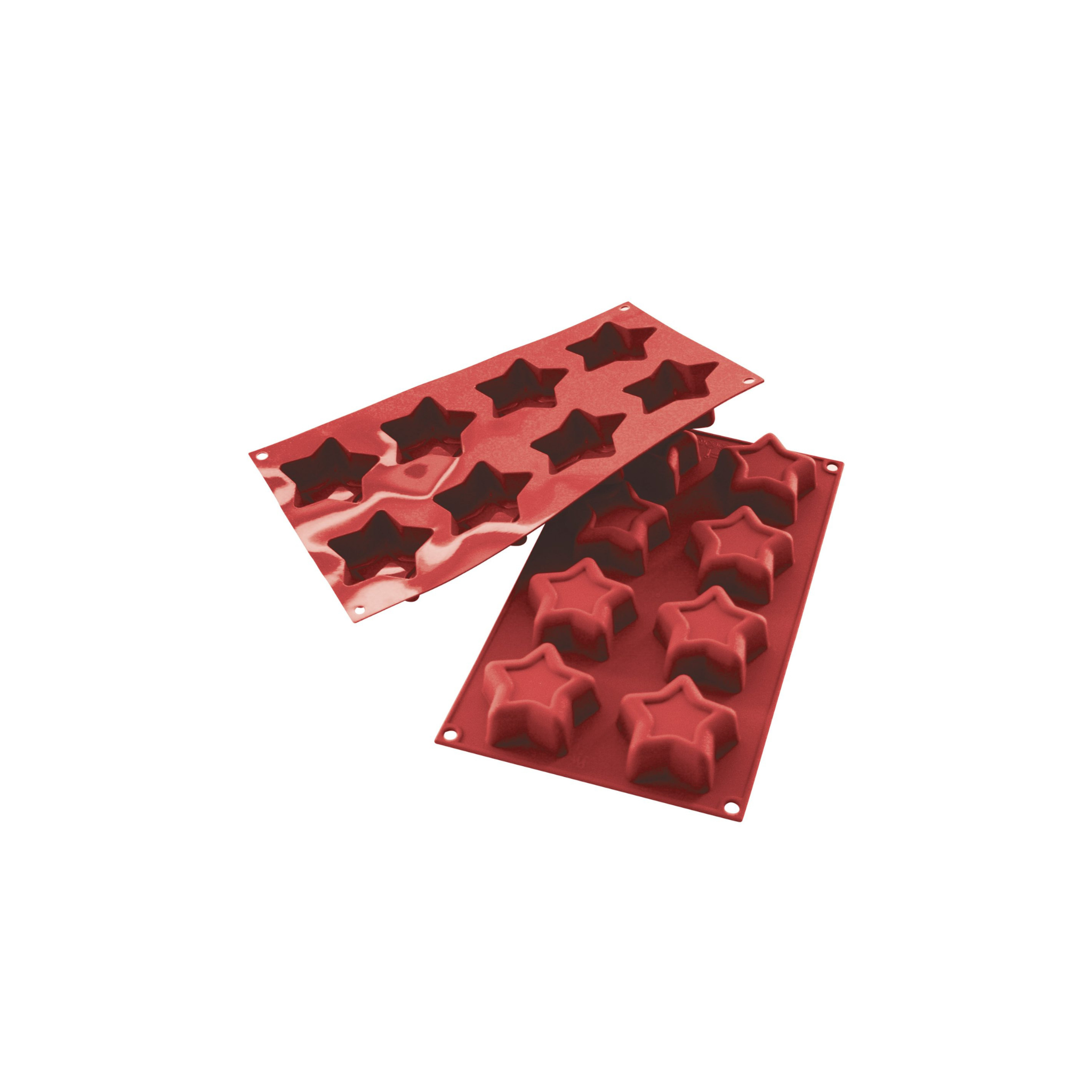 Silikomart - Moule silicone 8 étoiles - Ø 70 mm 52.5ml