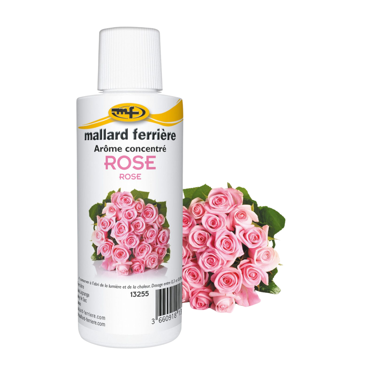 Arôme concentré rose – Mallard Ferrière
