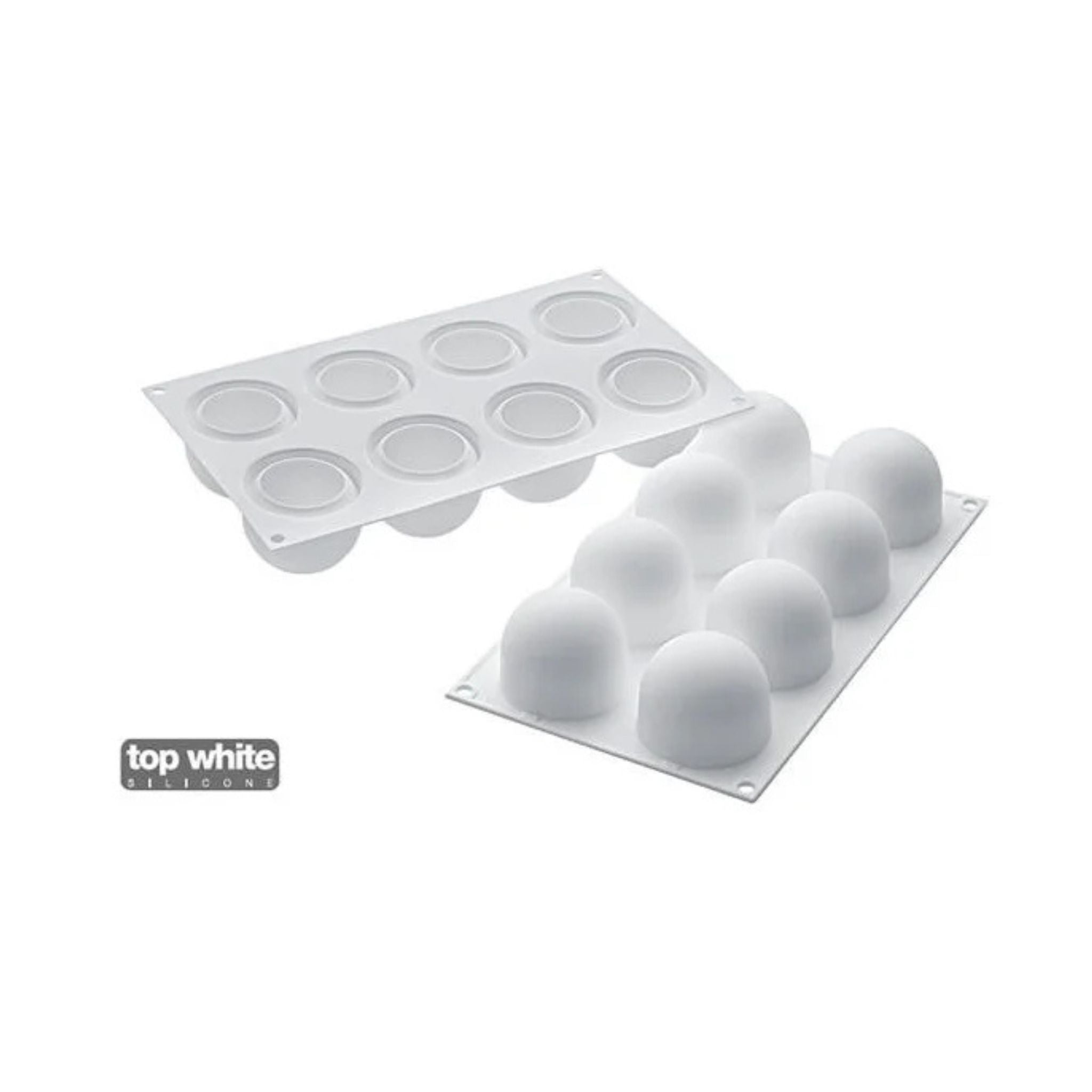Silikomart - Moule Silicone 8 Truffes Ø 62 mm