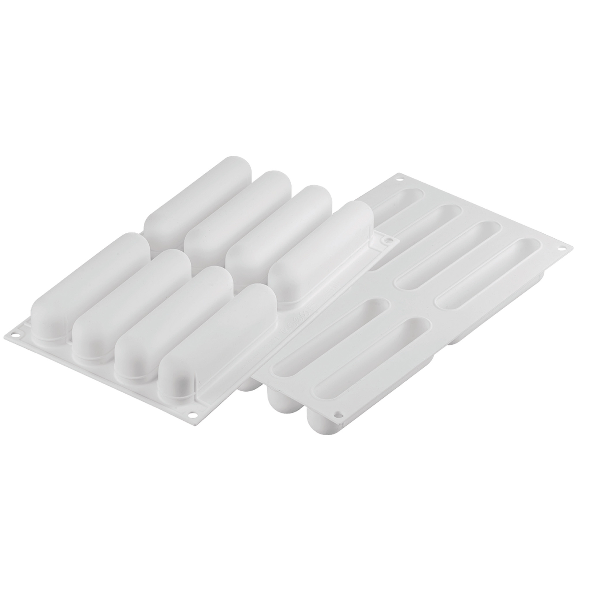 Silikomart - Moule Silicone 8 Éclairs  135 x 28 mm 120 ml