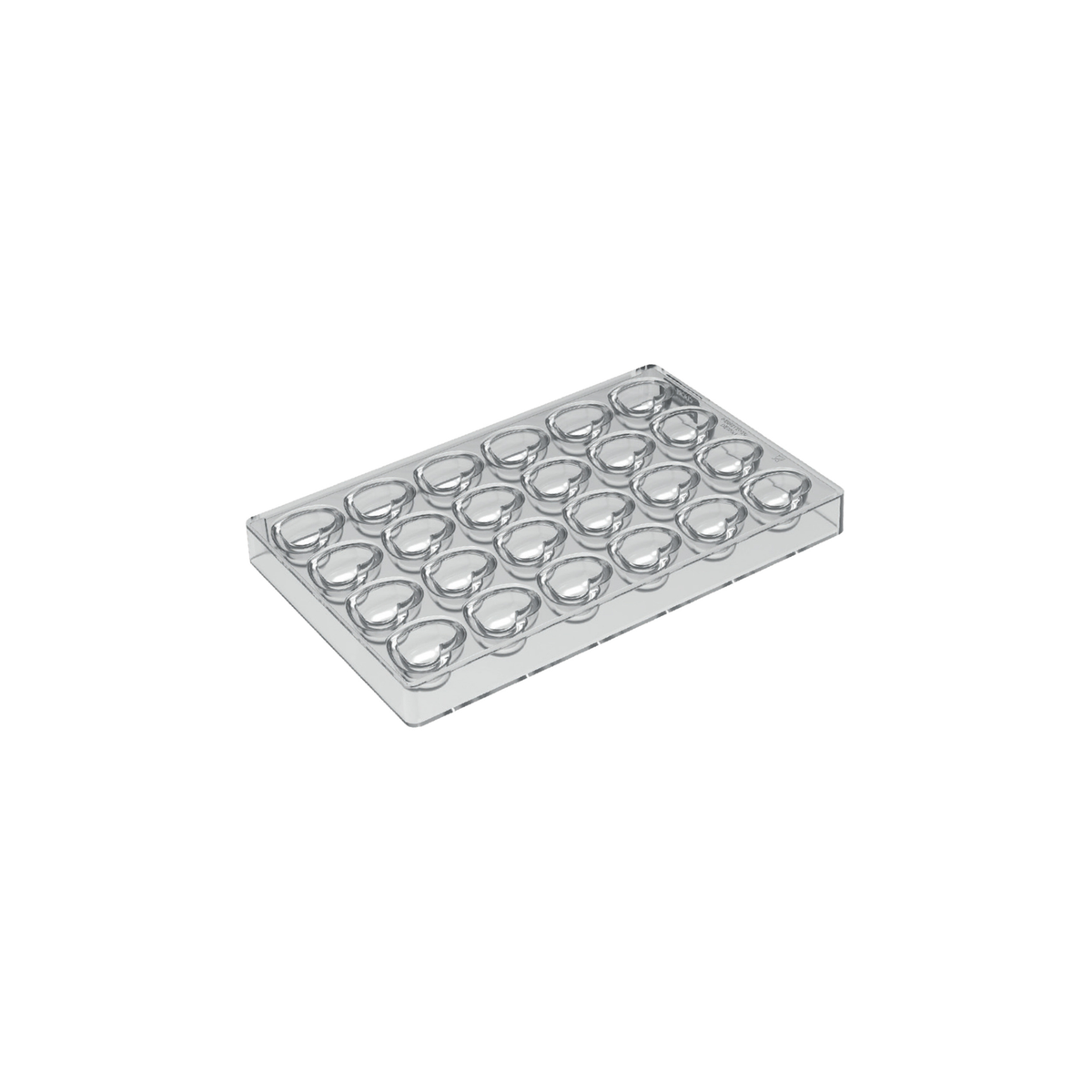 Moule à chocolat en polycarbonate avec empreintes cœur