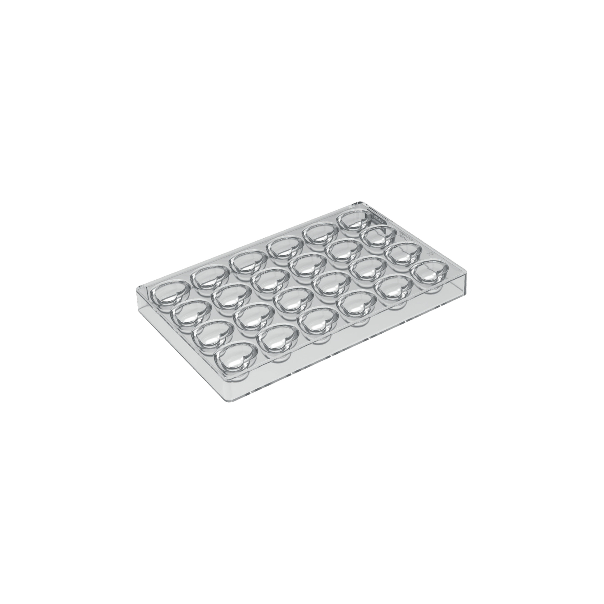 Silikomart - Plaque moule 24 Coeurs - 9,4ml