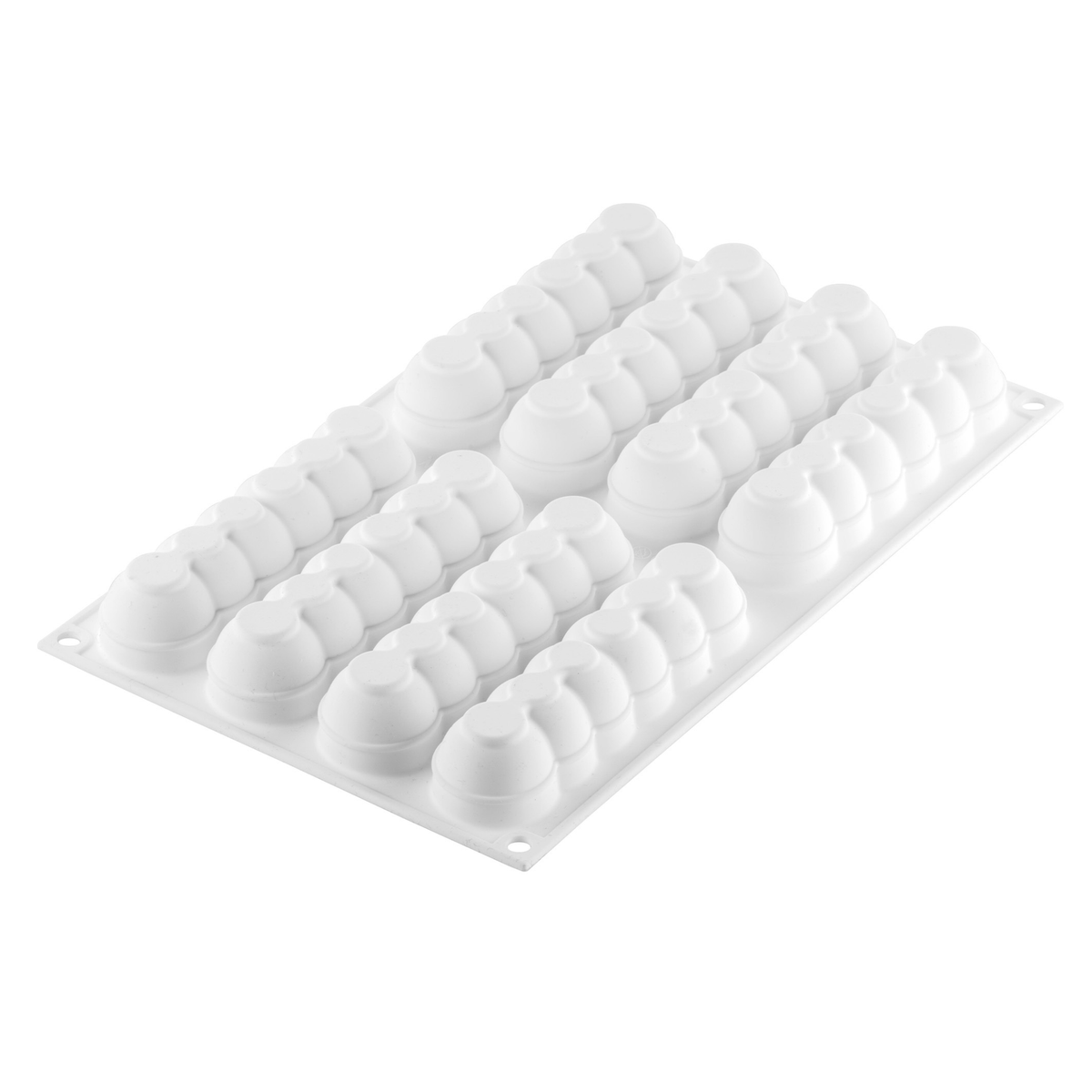 Moule silicone 8 empreintes finger effet bulles