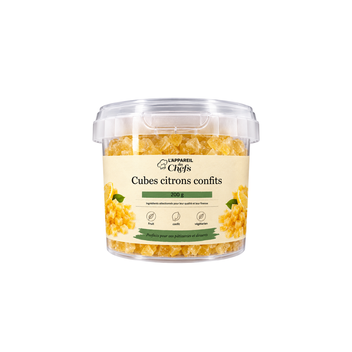 L'Appareil des Chefs - Cubes de citrons confits 200 g