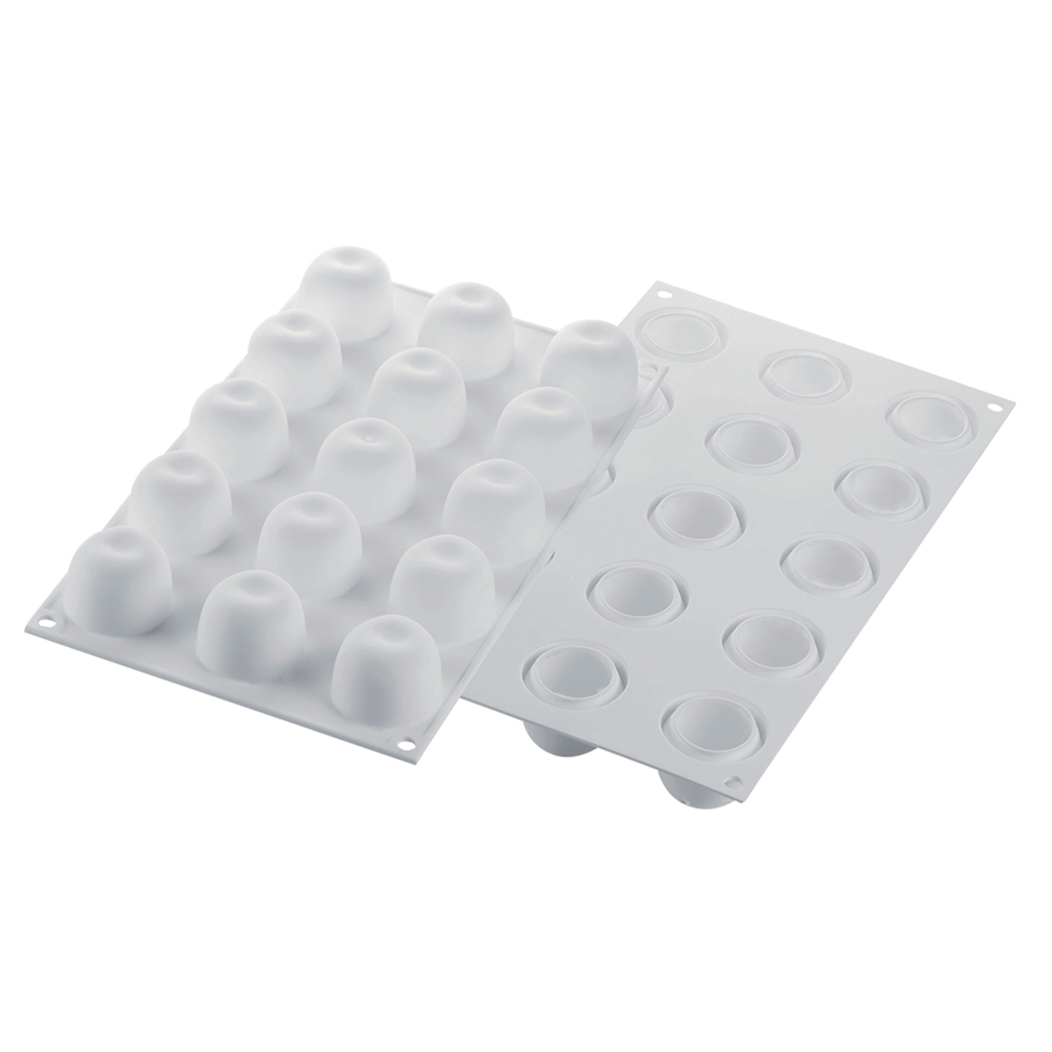 Silikomart - Moule Silicone 15 Mini Pommes Ø39 mm 30 ml