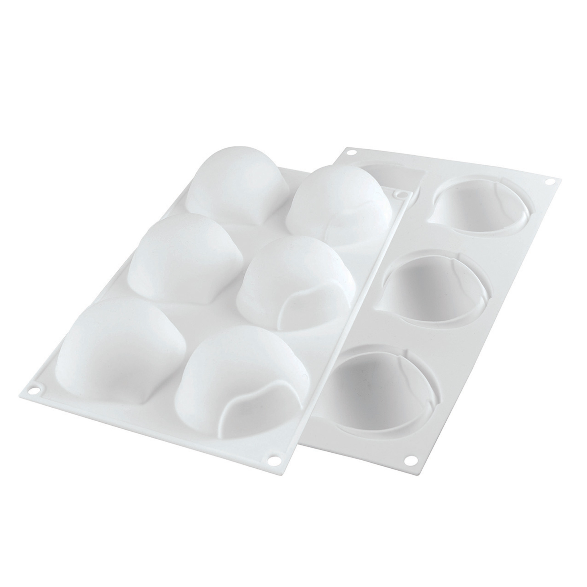 Silikomart - Moule Silicone 6 Marrons 30 ml