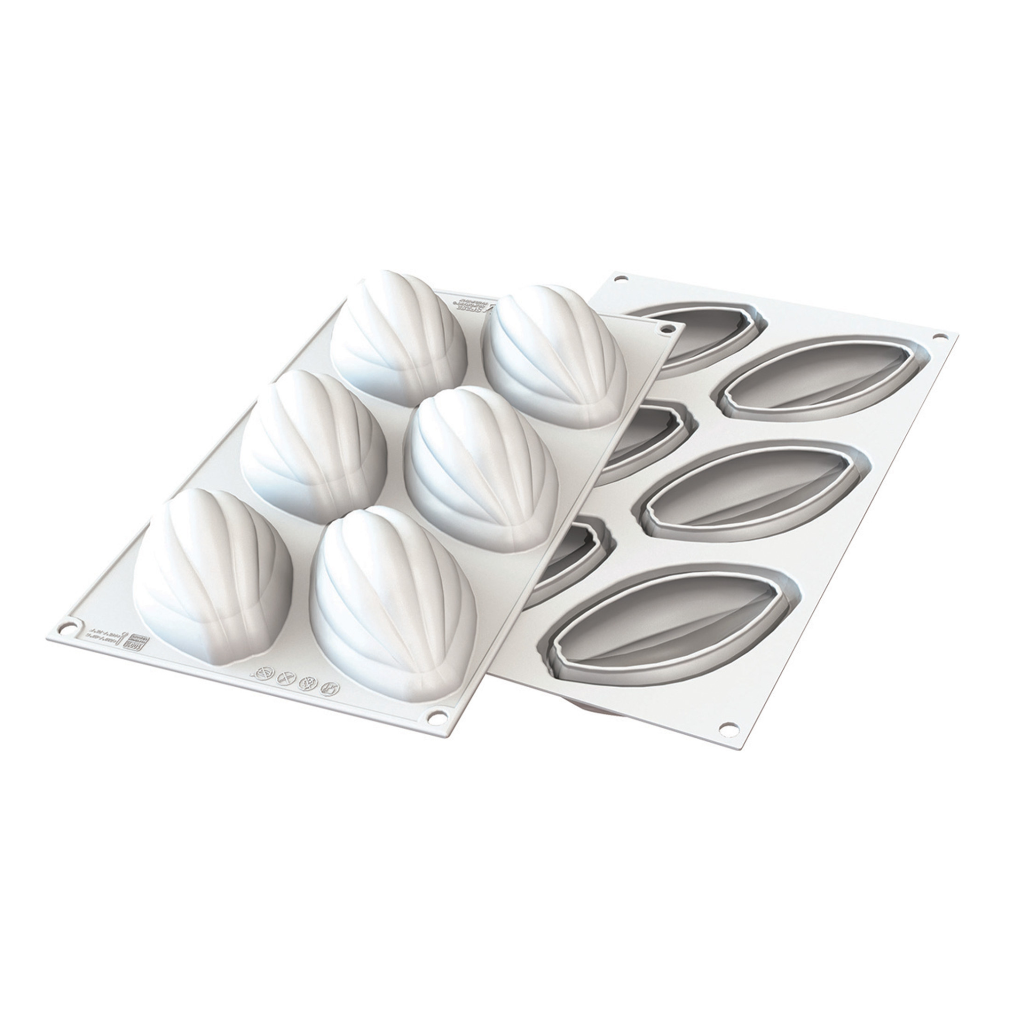 Silikomart - Moule Silicone 6 Cabosses Cacao 115 ml