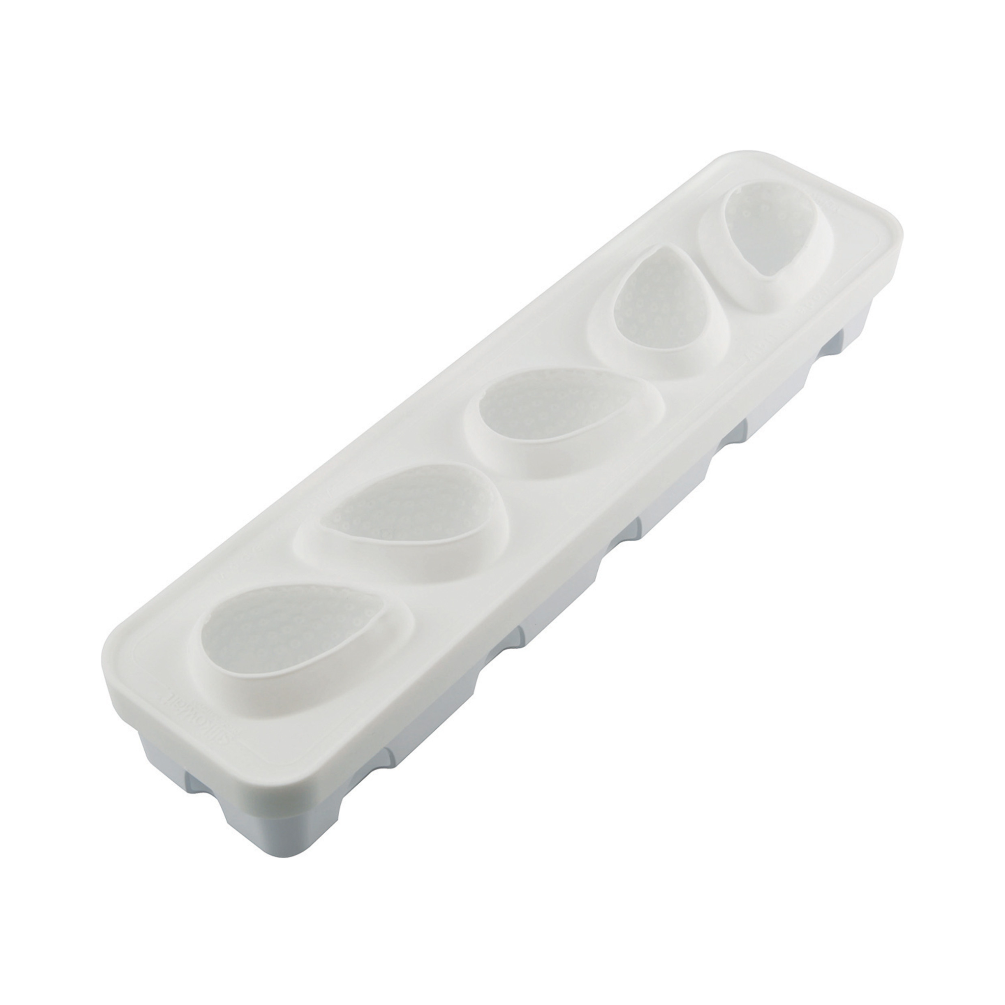 Silikomart - Moule Silicone 5 Fraises 120 ml