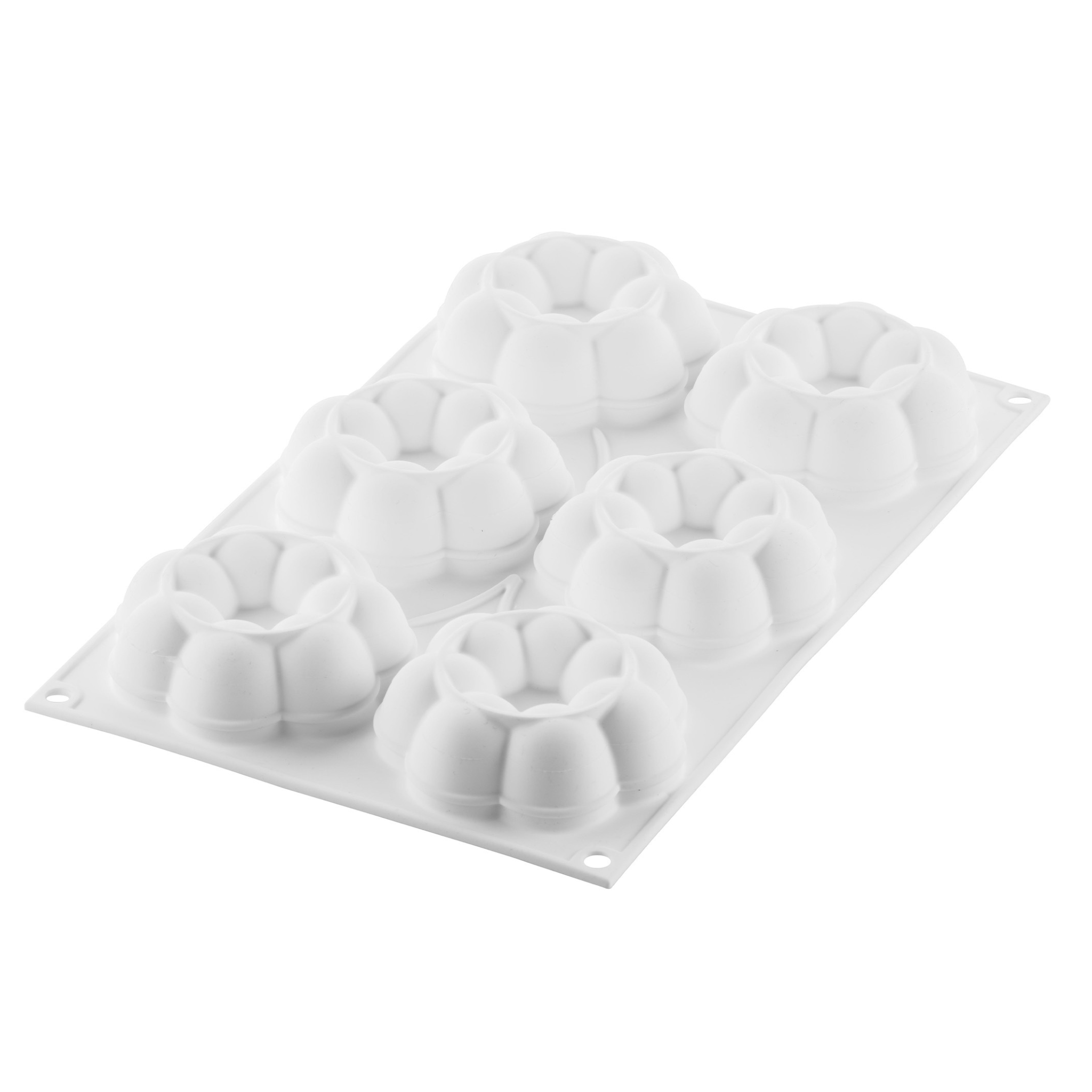 Silikomart - Moule Silicone 6 Couronnes de Truffes Ø82 mm