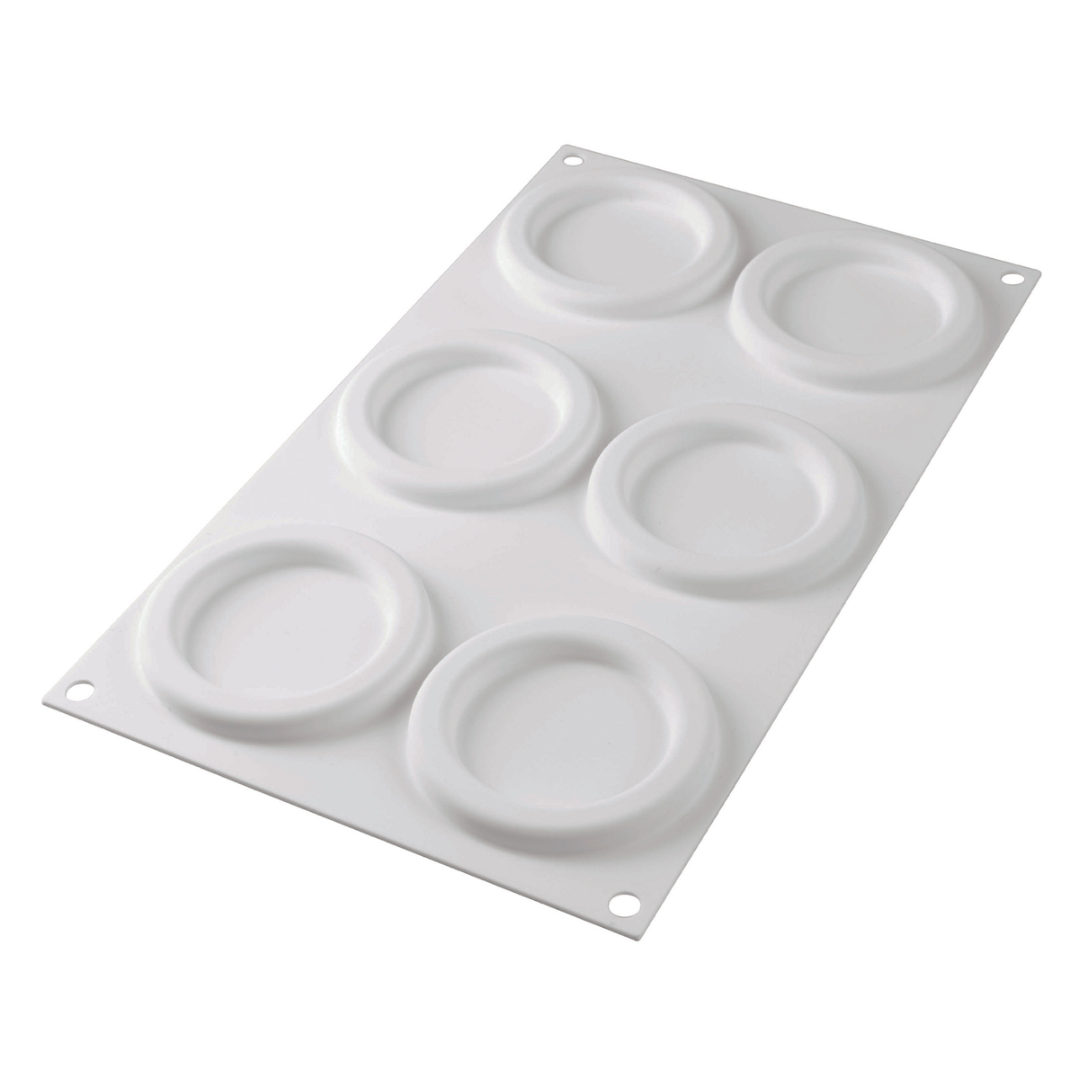 Silikomart - Kit Moule Silicone 6 Anneaux Ring Ø 85/50 mm