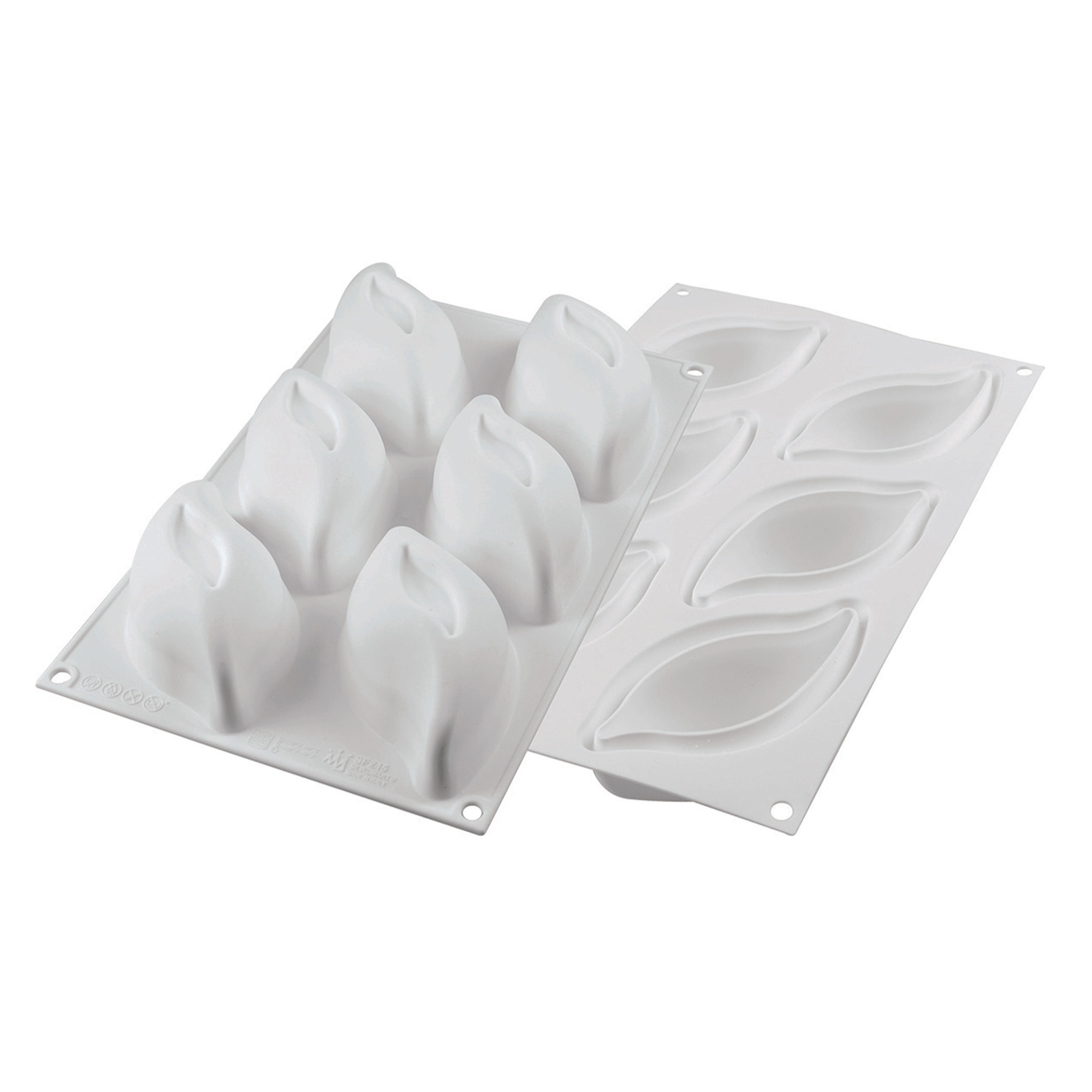 Silikomart - Kit Moule Silicone 6 Pétales de fleurs Ruben 120 ml