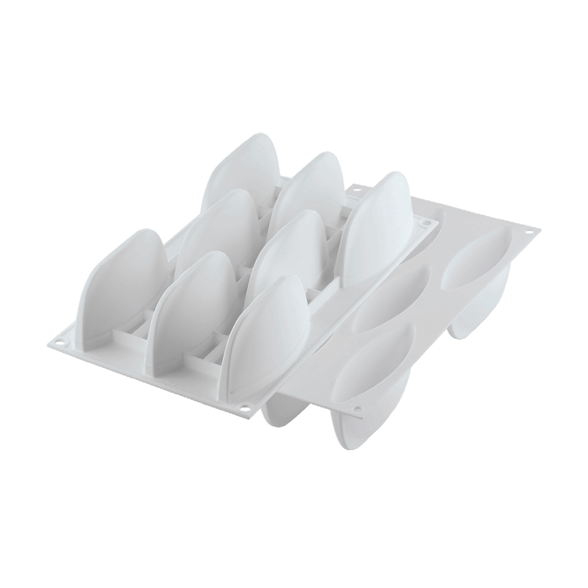 Silikomart - Moule Silicone 8 Voiles Vela 100 ml