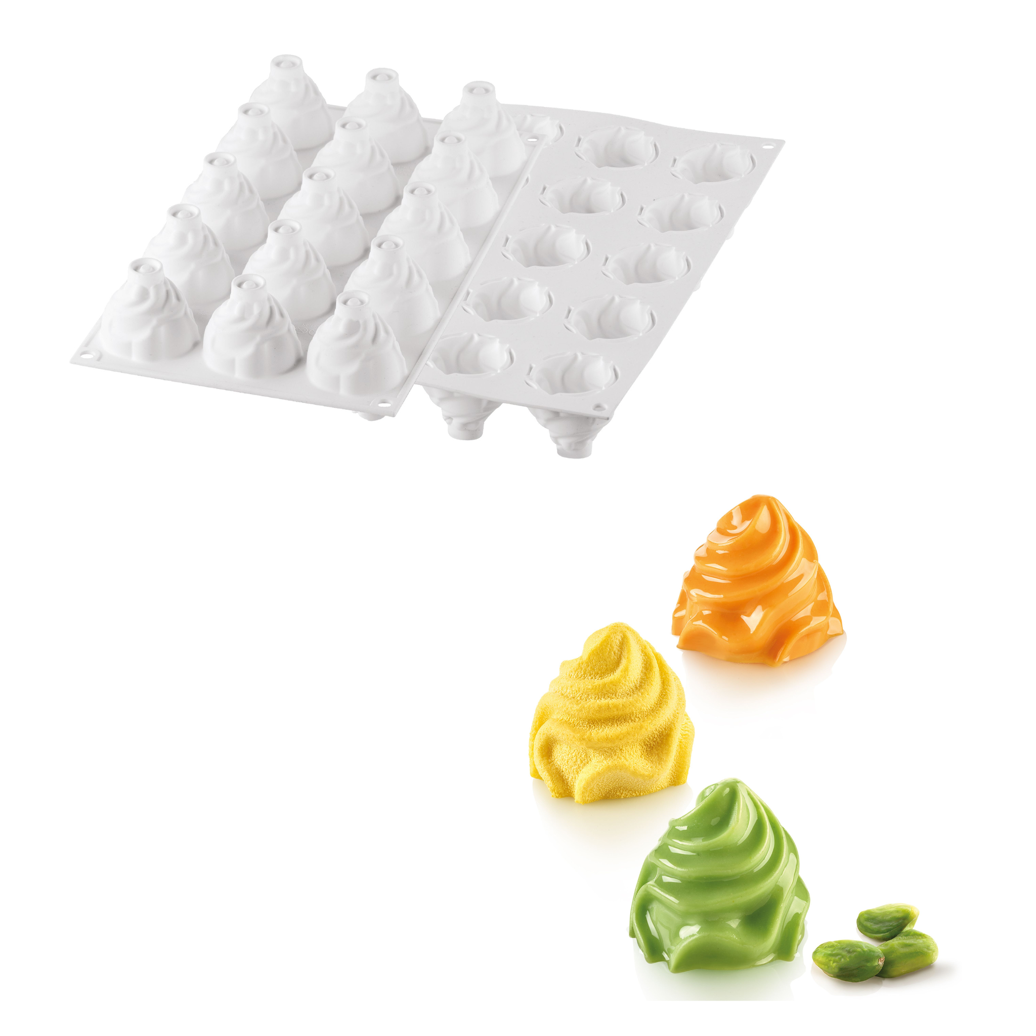 Silikomart - Moule Silicone 15 Mini Chantilly Ø47 mm 32ml