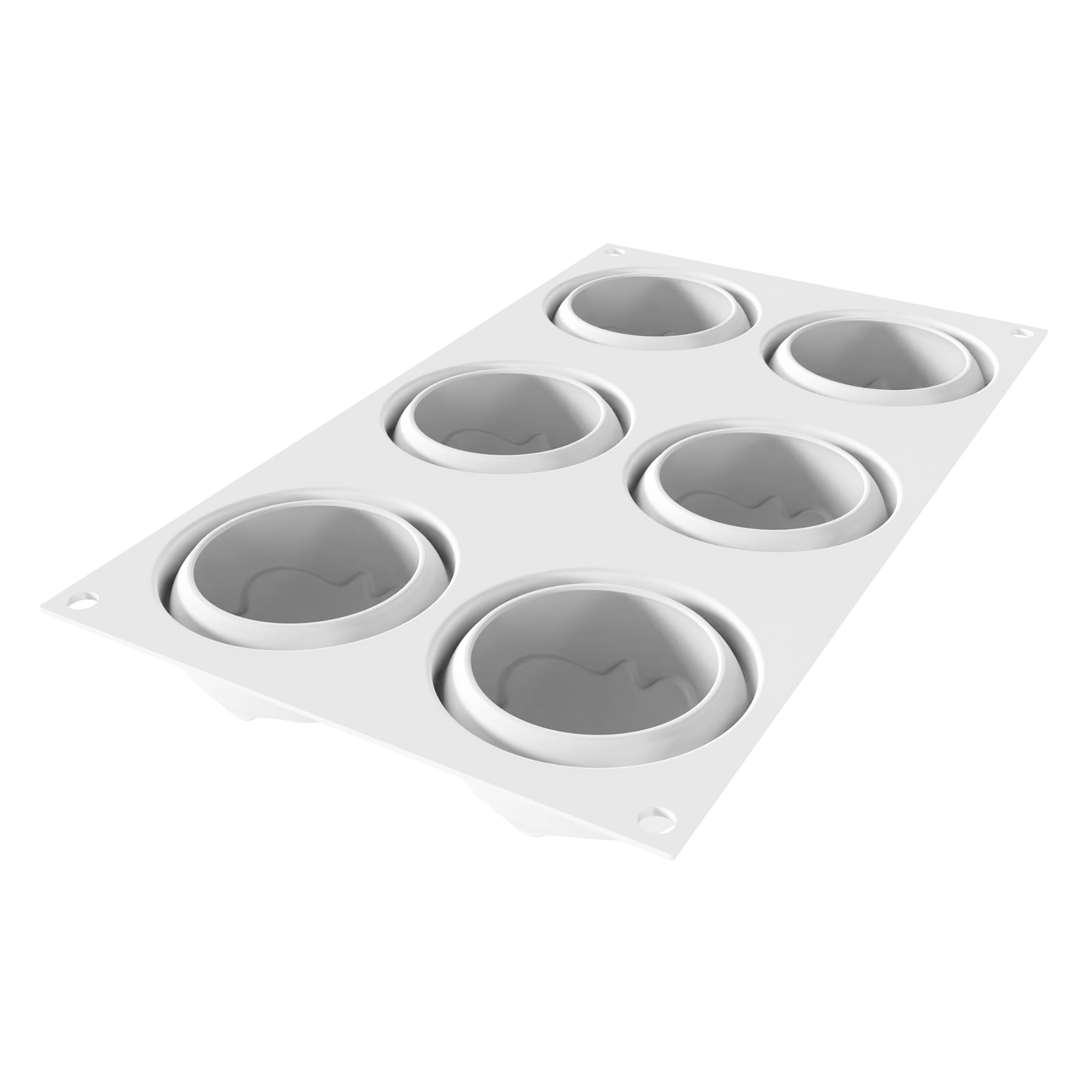 Silikomart - Moule Silicone 6 Splash Ø71 mm 110ml