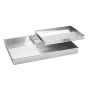 Moules rectangulaires en métal à bords droits