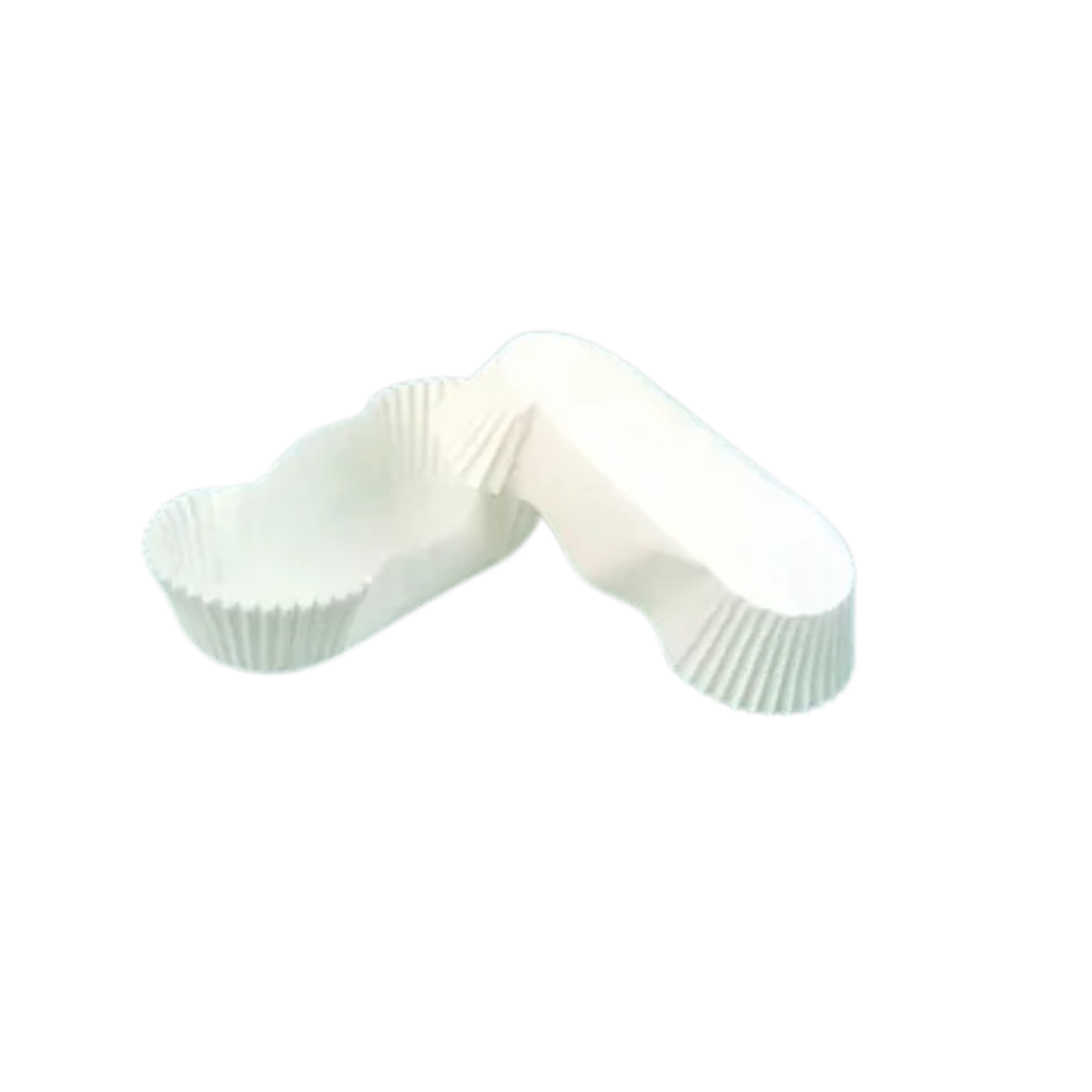 Nordia - Moule-cassette éclair en papier CALYPSO N°80bis Blanche 50x20xh15 mm (x1000)